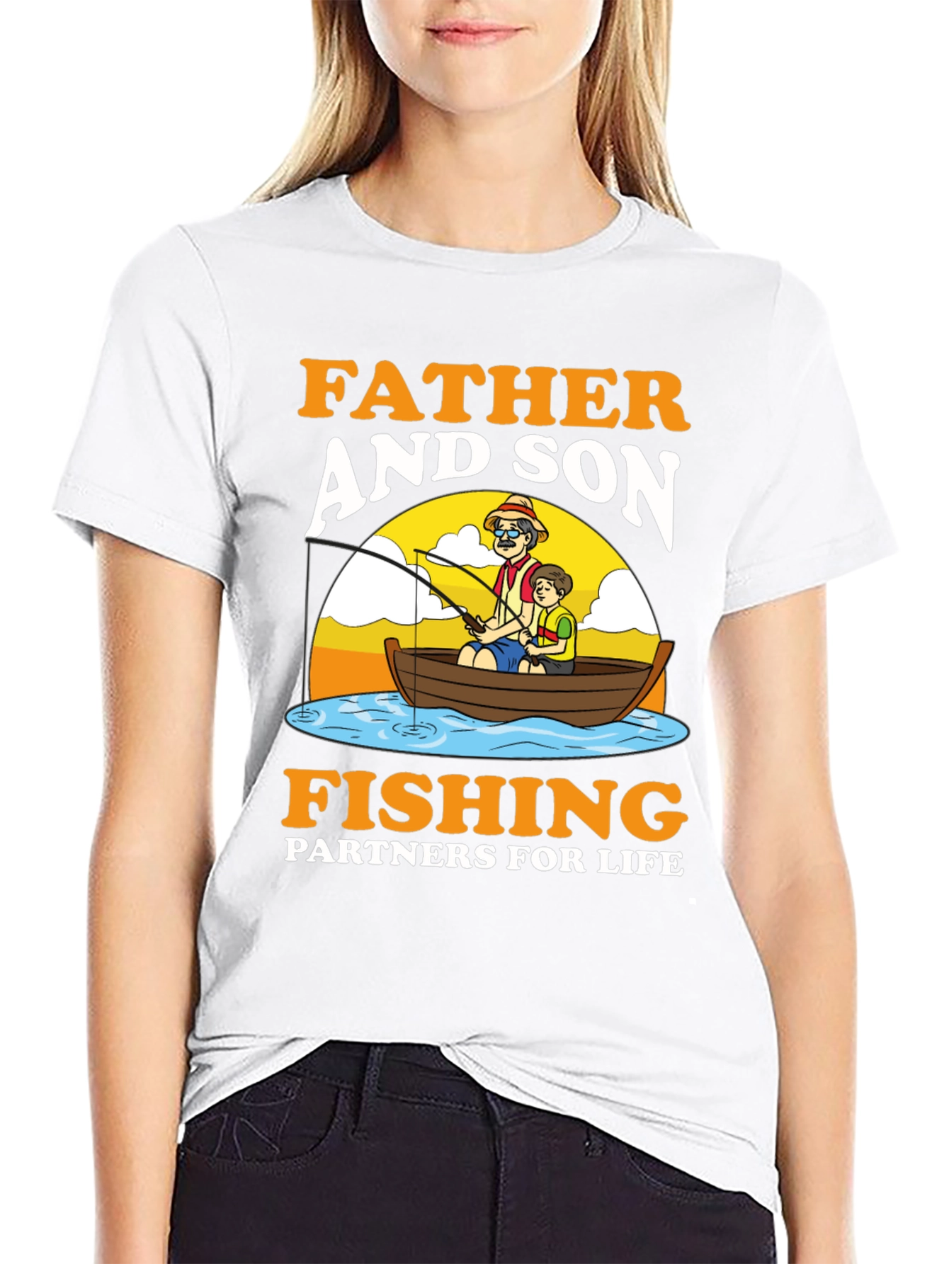 Father and Son Fishing Partners T-Shirt