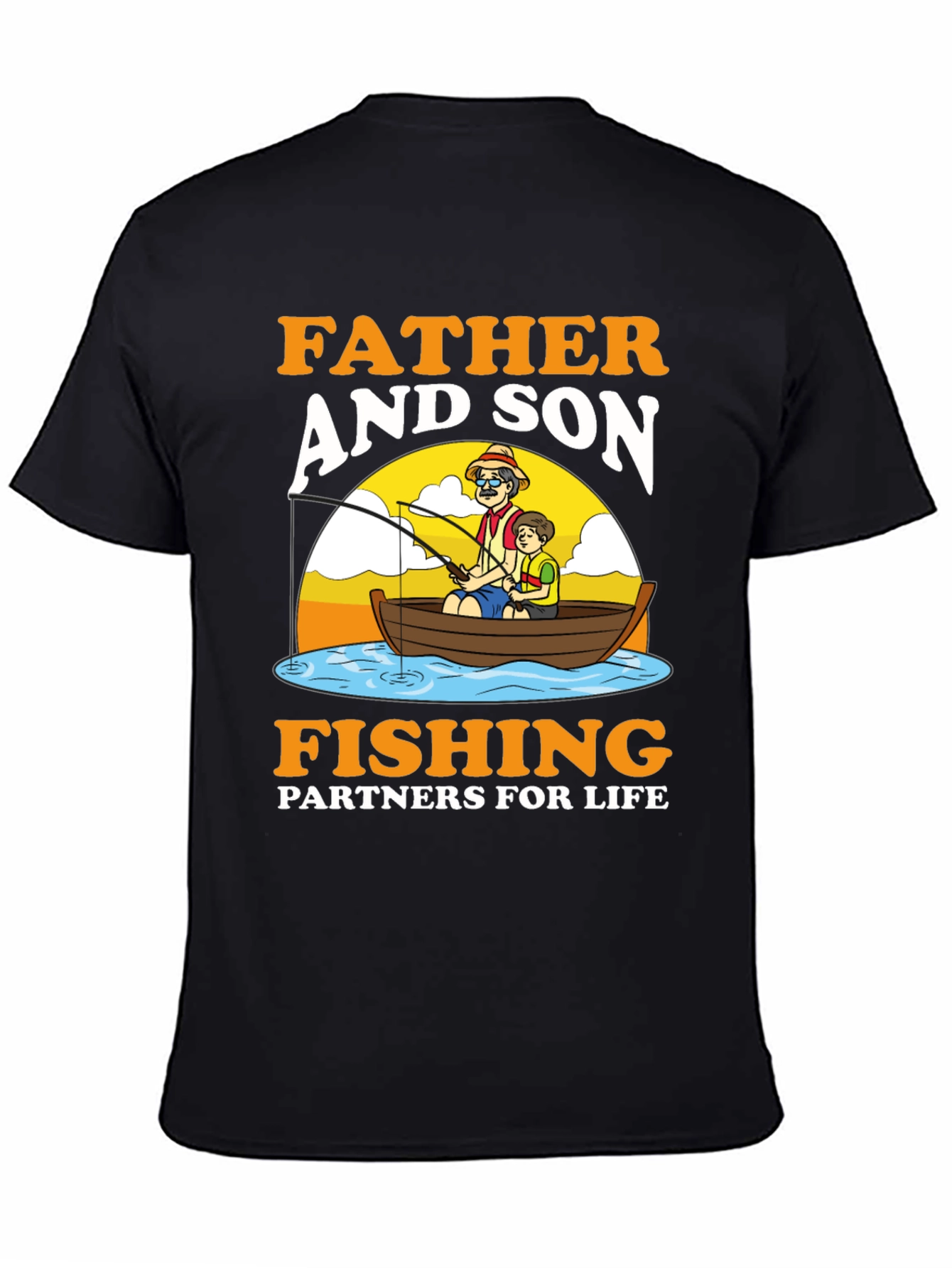 Father and Son Fishing Partners T-Shirt