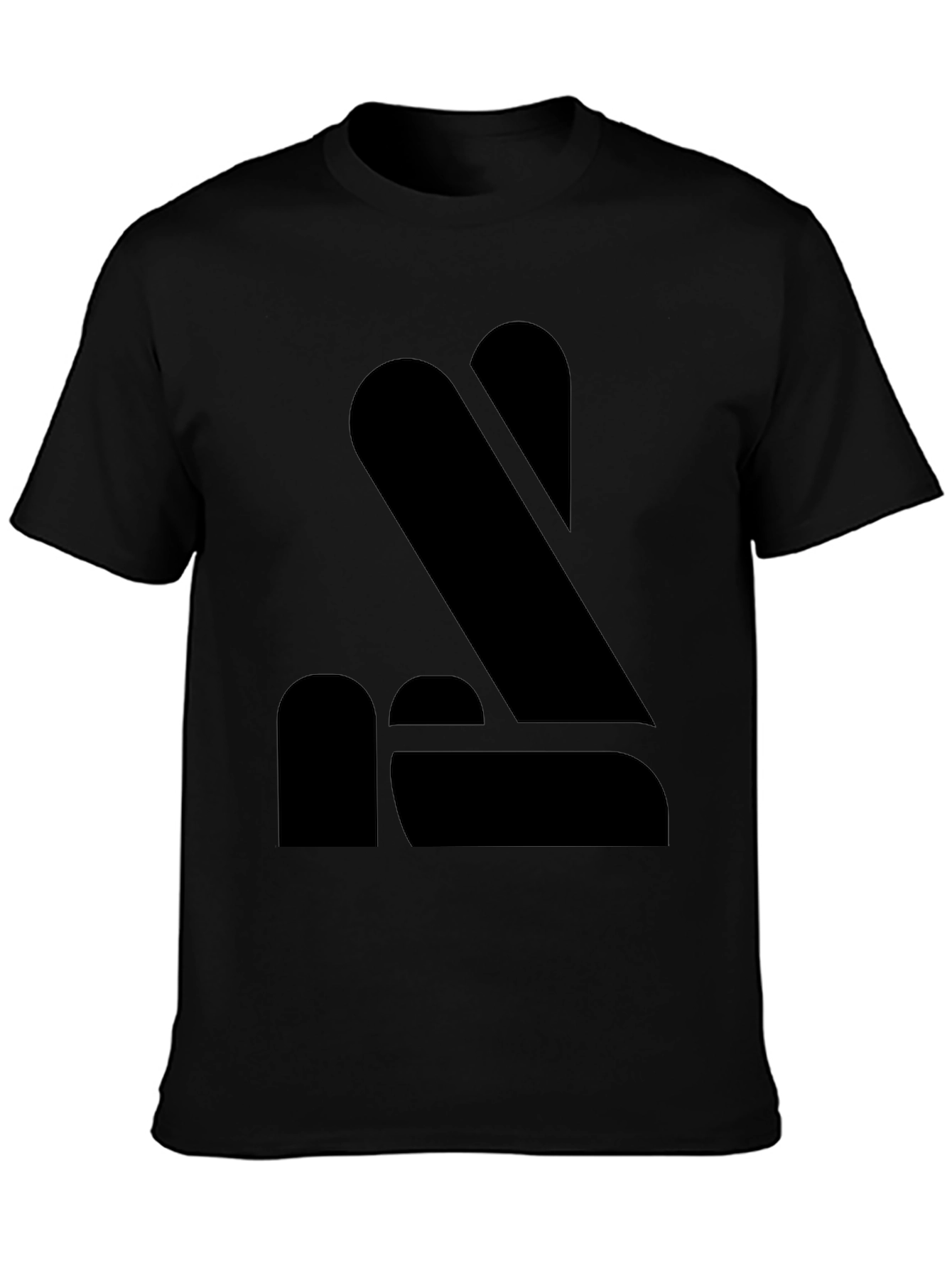Minimalist Black Graphic Tee - Modern Style