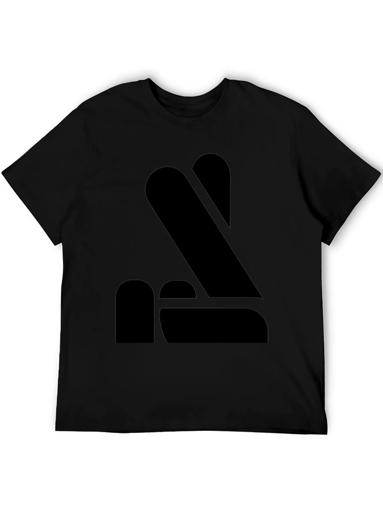 Minimalist Black Graphic Tee - Modern Style
