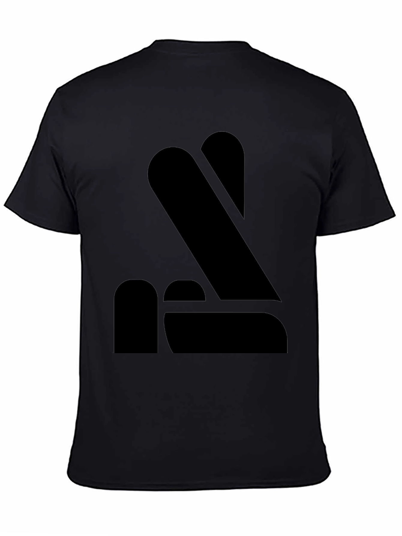 Minimalist Black Graphic Tee - Modern Style