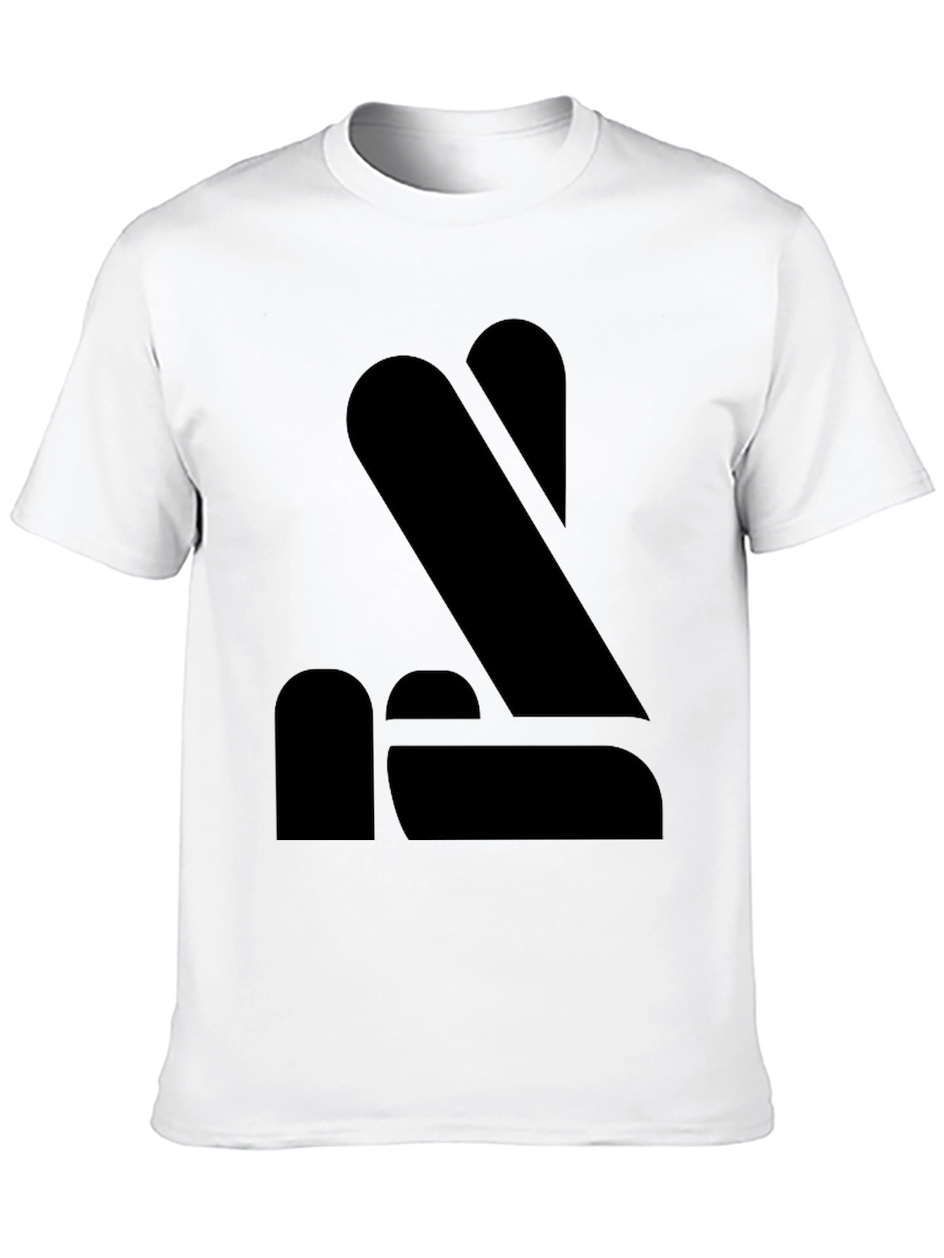 Minimalist Black Graphic Tee - Modern Style