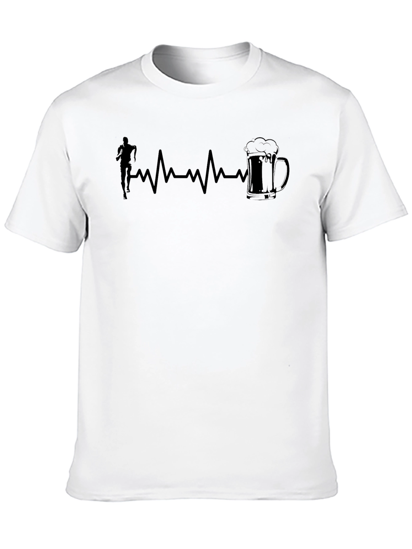 Runners Heartbeat Beer T-Shirt