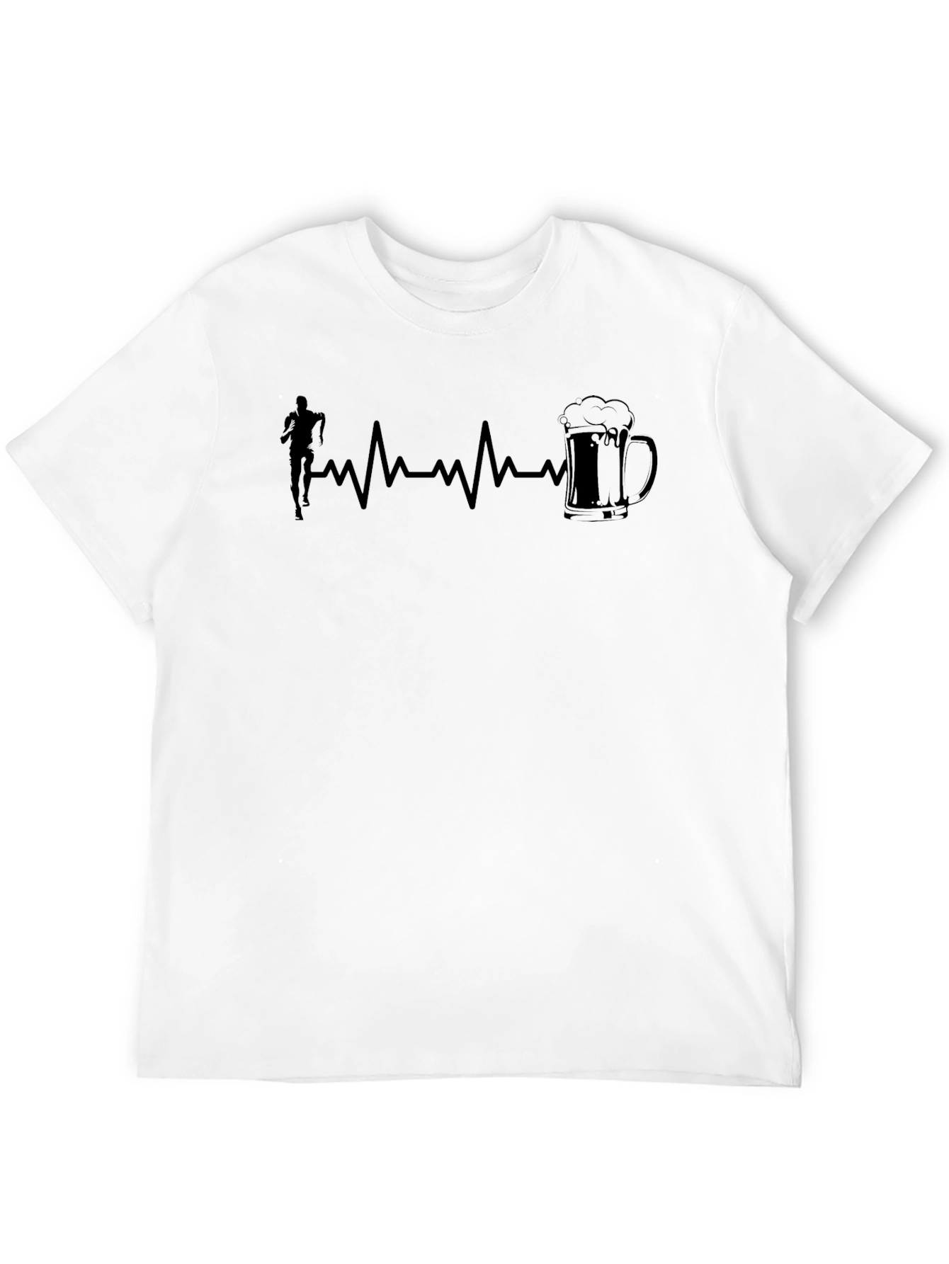 Runners Heartbeat Beer T-Shirt
