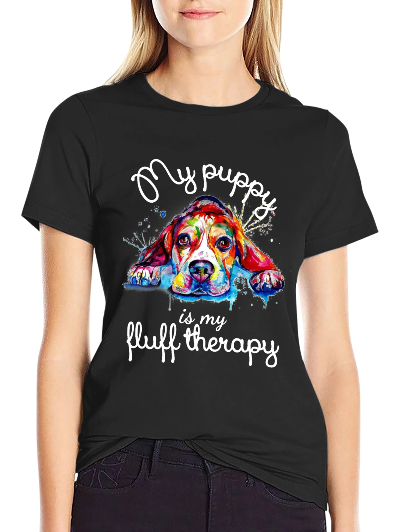 Puppy Fluff Therapy T-Shirt