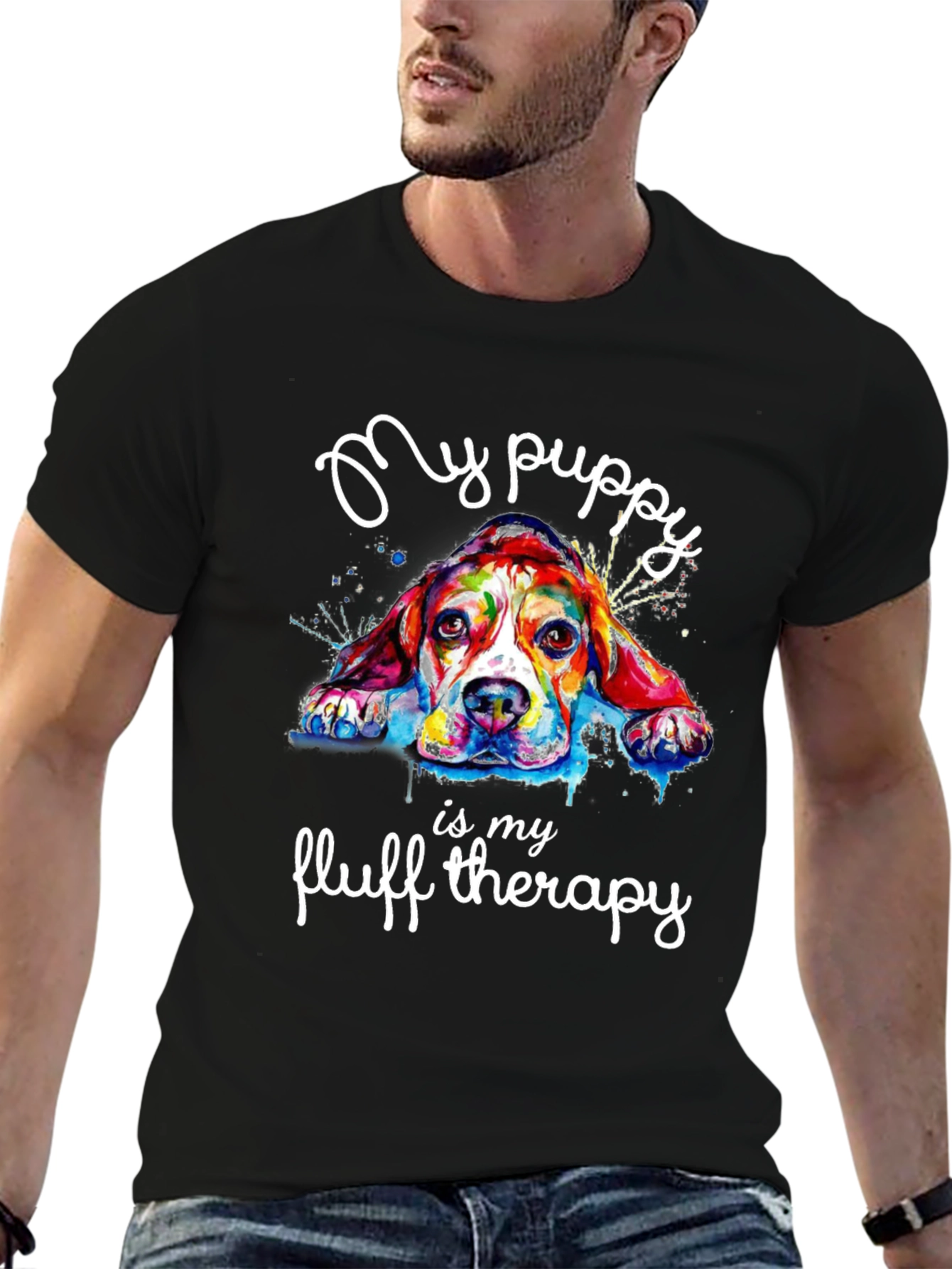 Puppy Fluff Therapy T-Shirt