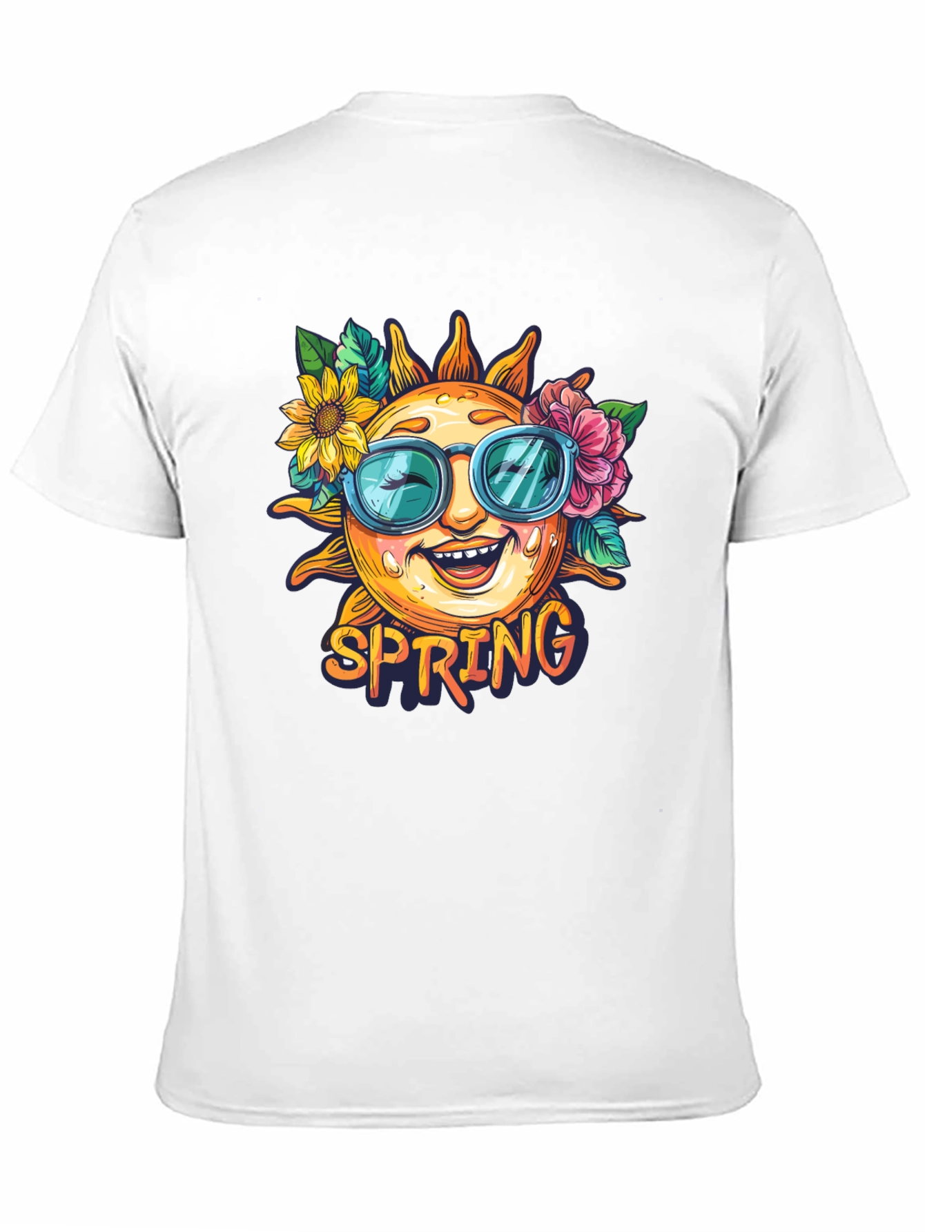 Spring Sun Graphic Tee - Floral Sunglasses