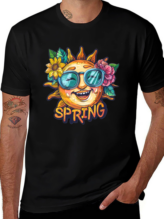 Spring Sun Graphic Tee - Floral Sunglasses