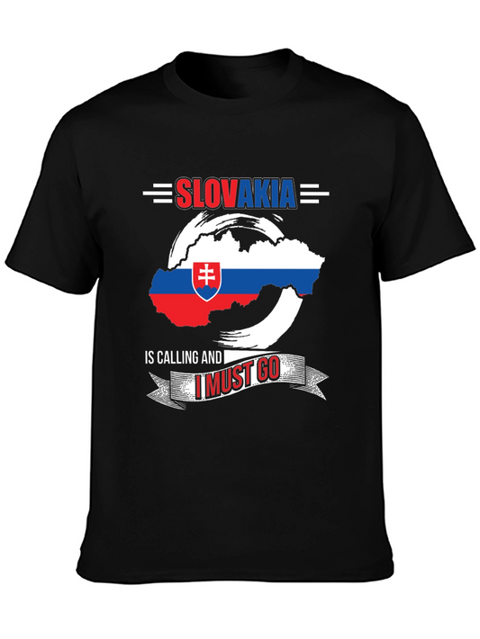 Slovakia Calling Mens Graphic T-Shirt