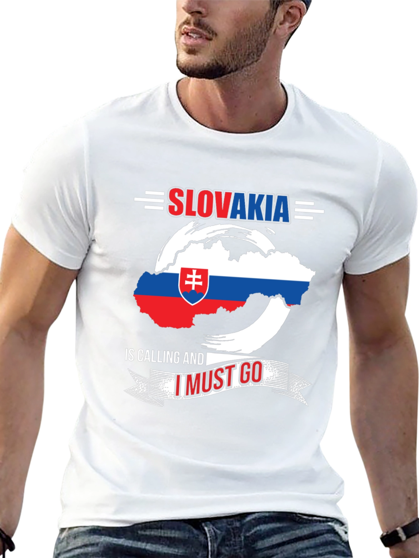 Slovakia Calling Mens Graphic T-Shirt
