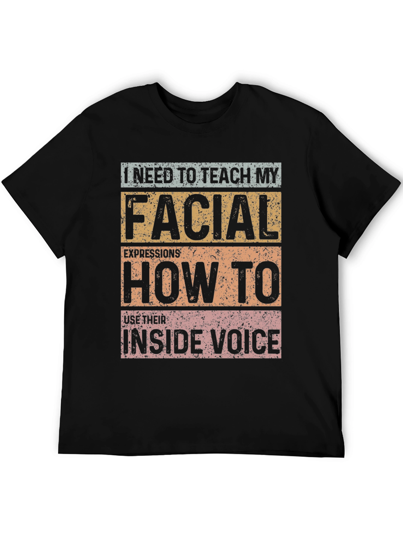 Funny Facial Expressions Inside Voice T-Shirt