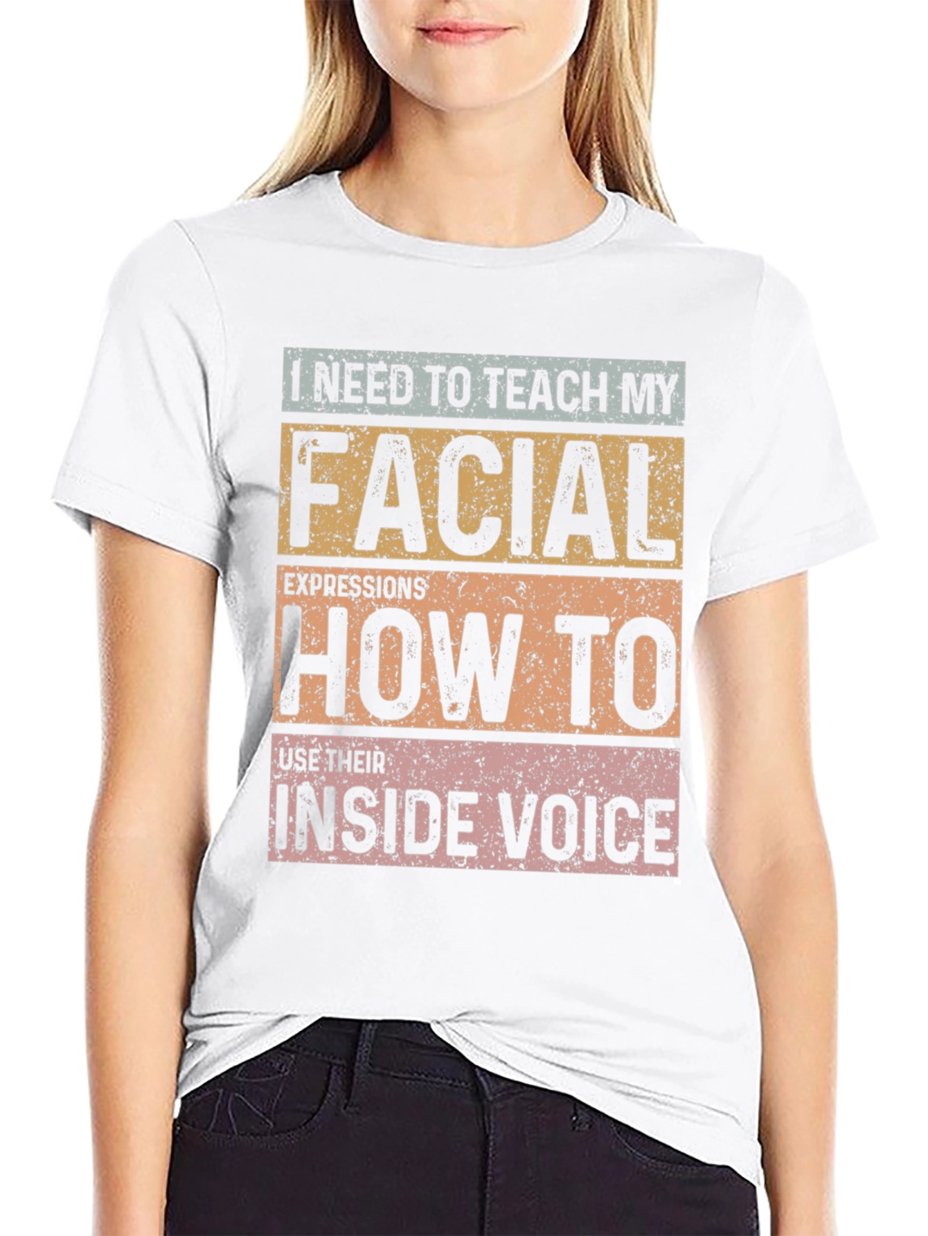 Funny Facial Expressions Inside Voice T-Shirt