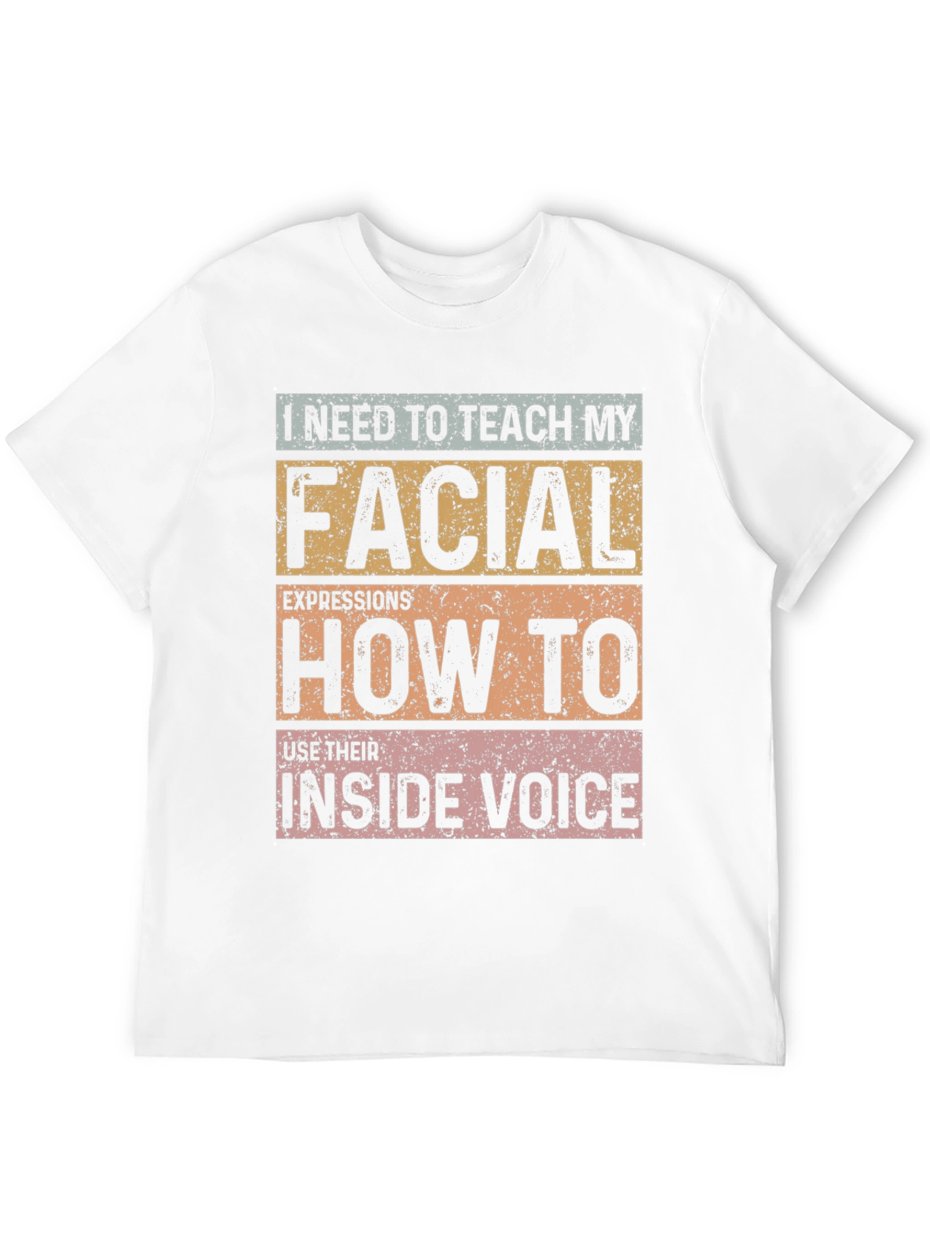 Funny Facial Expressions Inside Voice T-Shirt