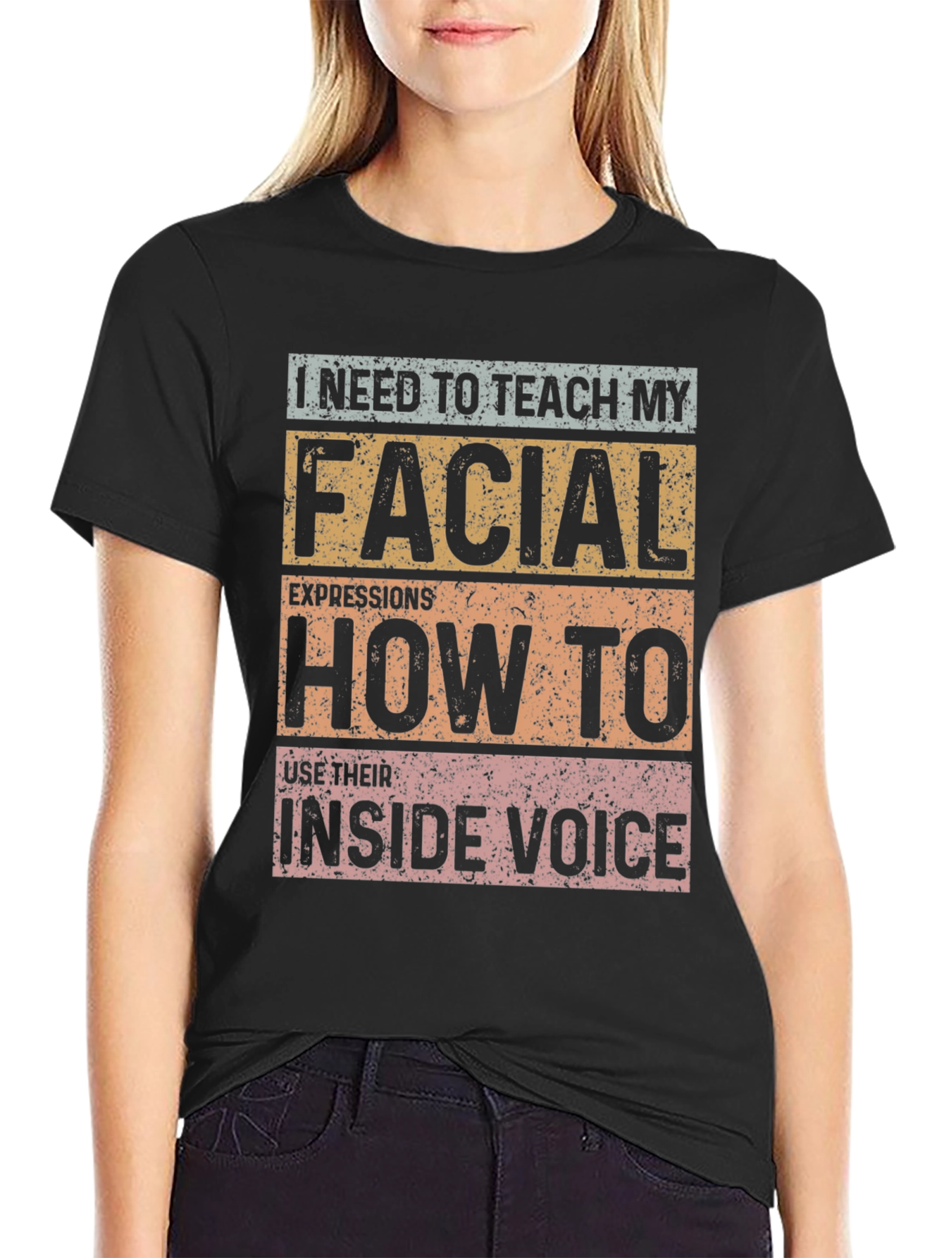 Funny Facial Expressions Inside Voice T-Shirt