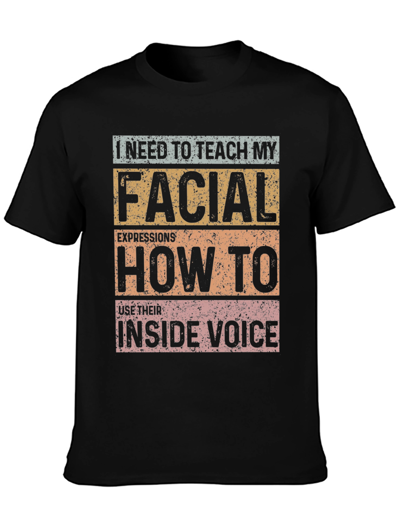 Funny Facial Expressions Inside Voice T-Shirt