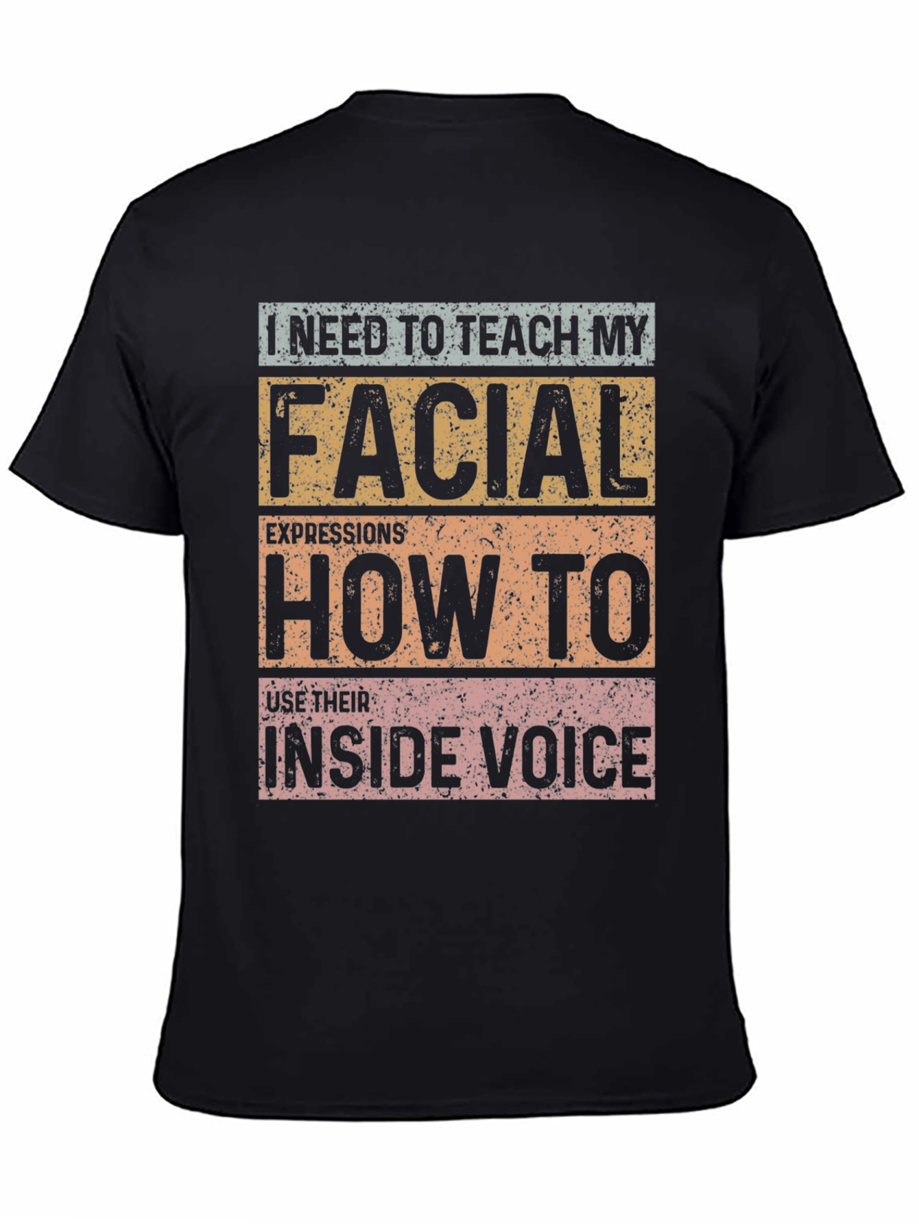 Funny Facial Expressions Inside Voice T-Shirt