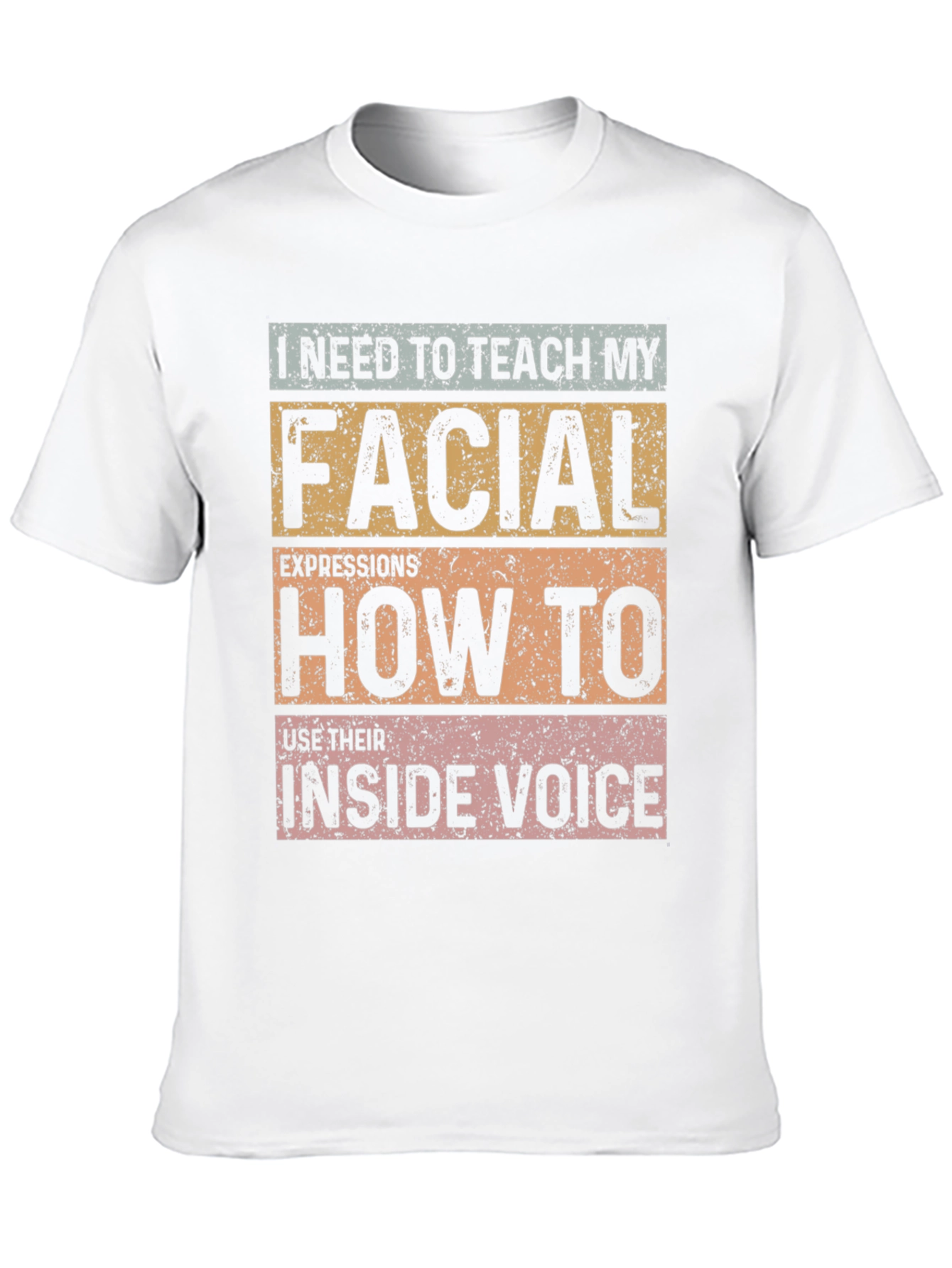 Funny Facial Expressions Inside Voice T-Shirt