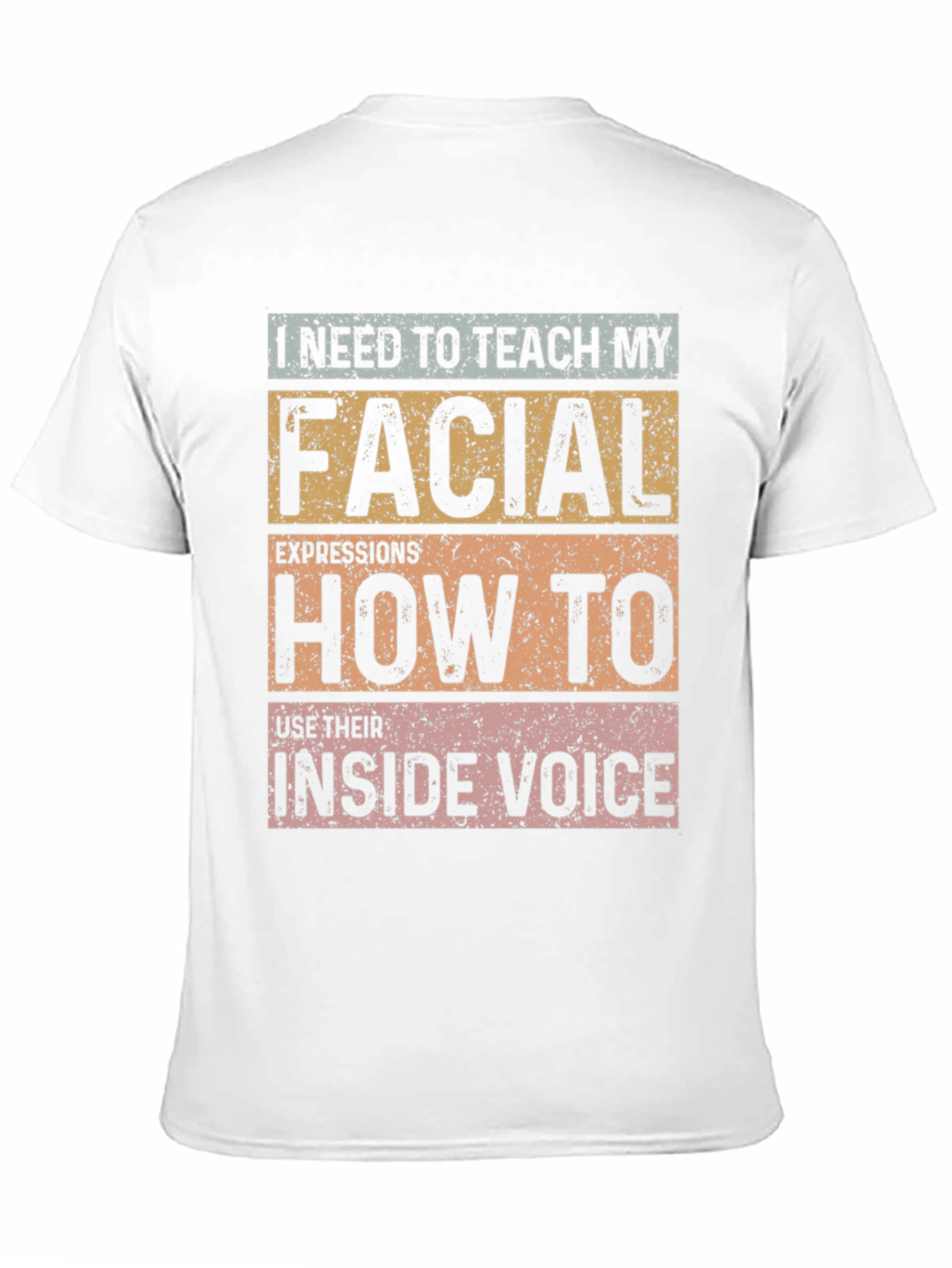 Funny Facial Expressions Inside Voice T-Shirt