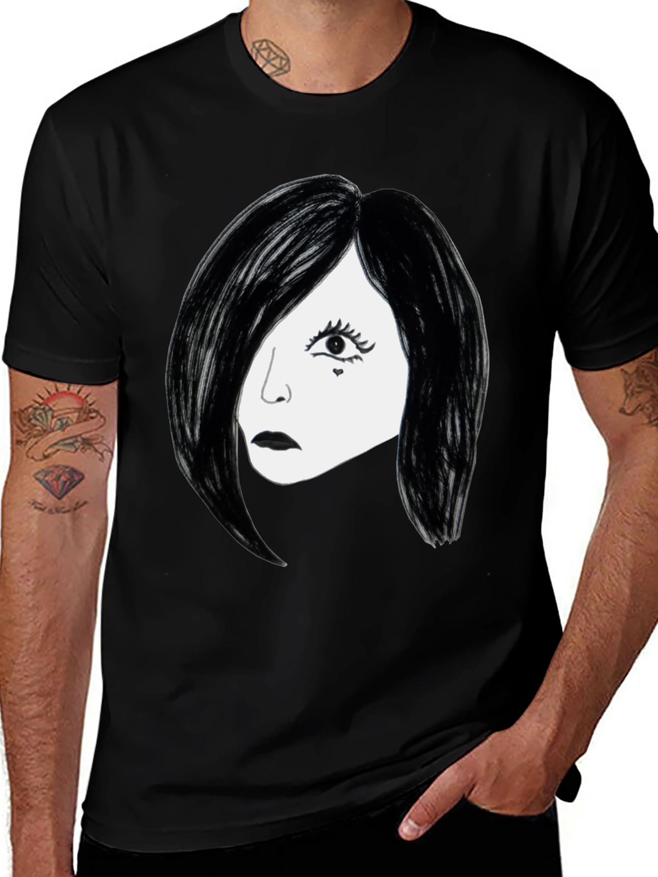 Gothic Glam T-Shirt - Black