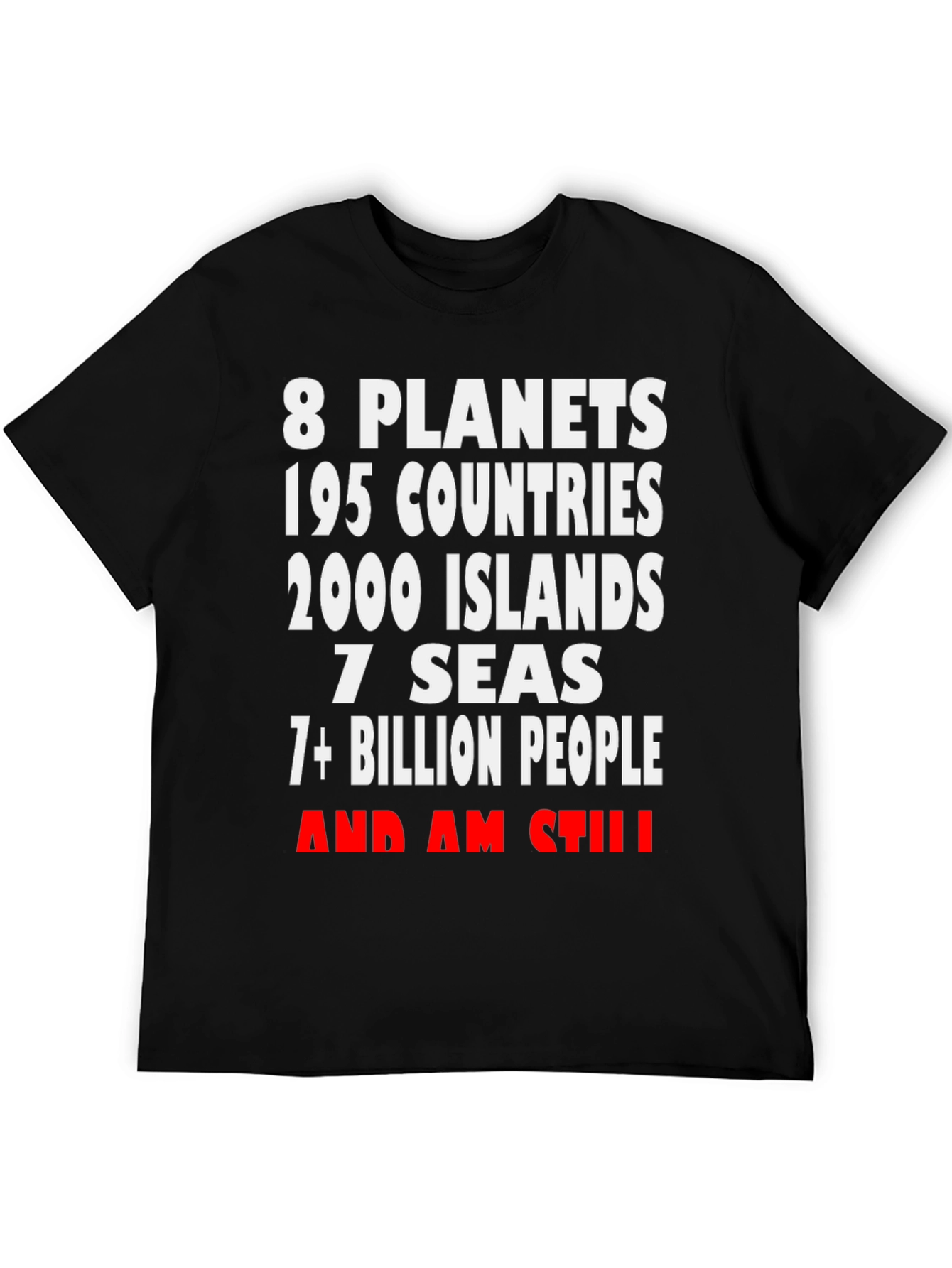 8 Planets T-Shirt: Still Not Dead Earth Geography Tee