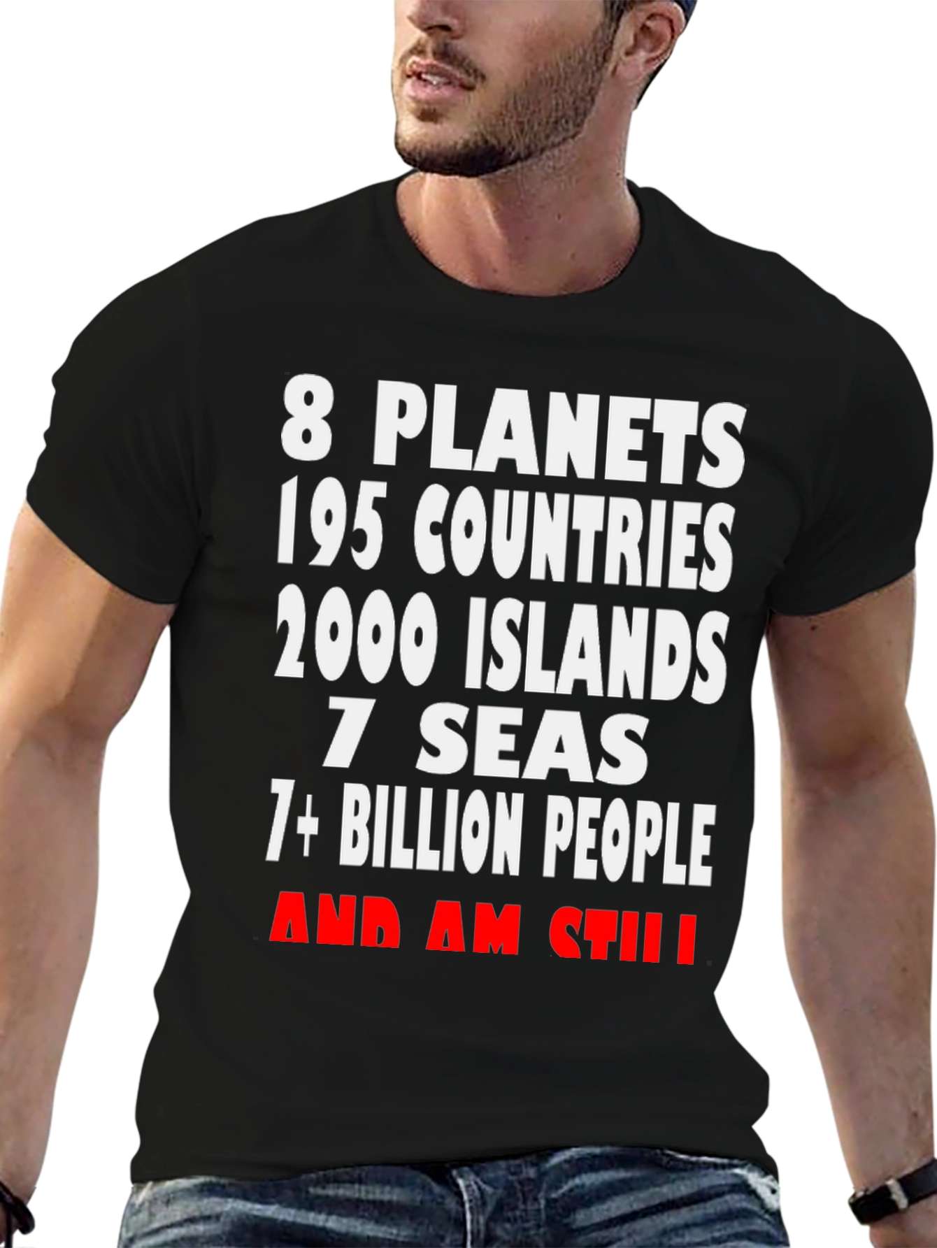 8 Planets T-Shirt: Still Not Dead Earth Geography Tee