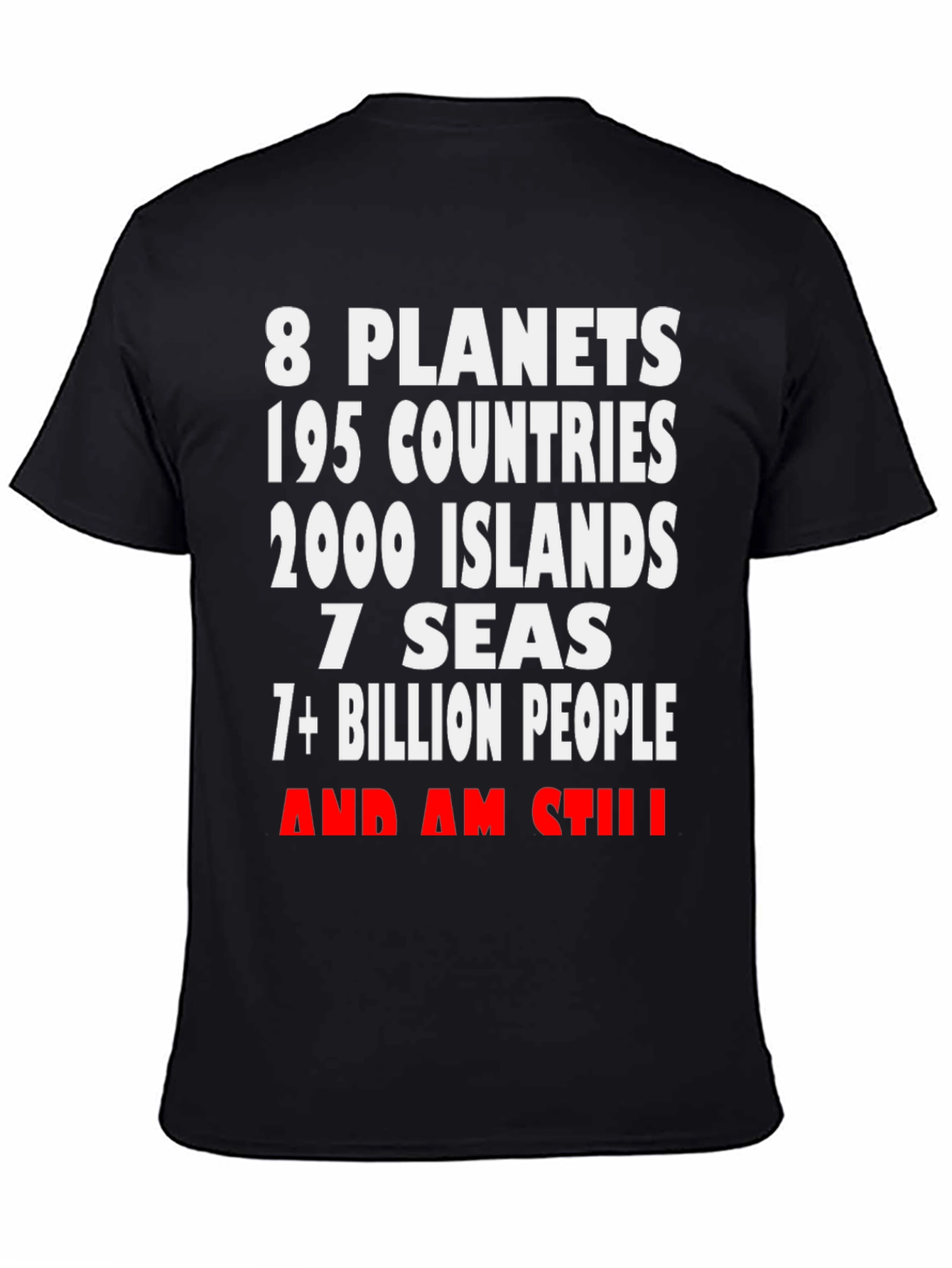 8 Planets T-Shirt: Still Not Dead Earth Geography Tee