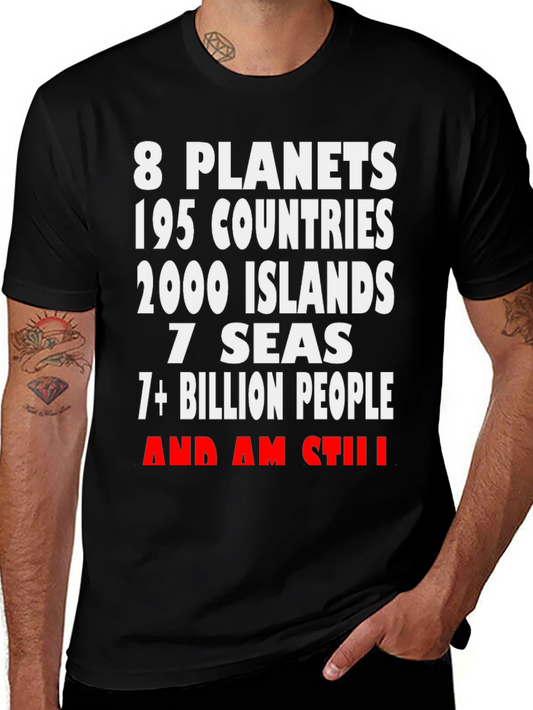 8 Planets T-Shirt: Still Not Dead Earth Geography Tee
