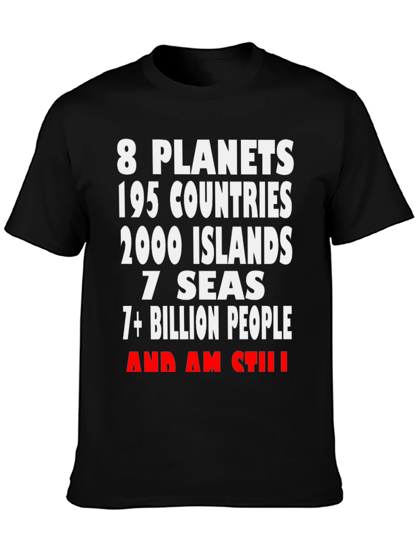 8 Planets T-Shirt: Still Not Dead Earth Geography Tee