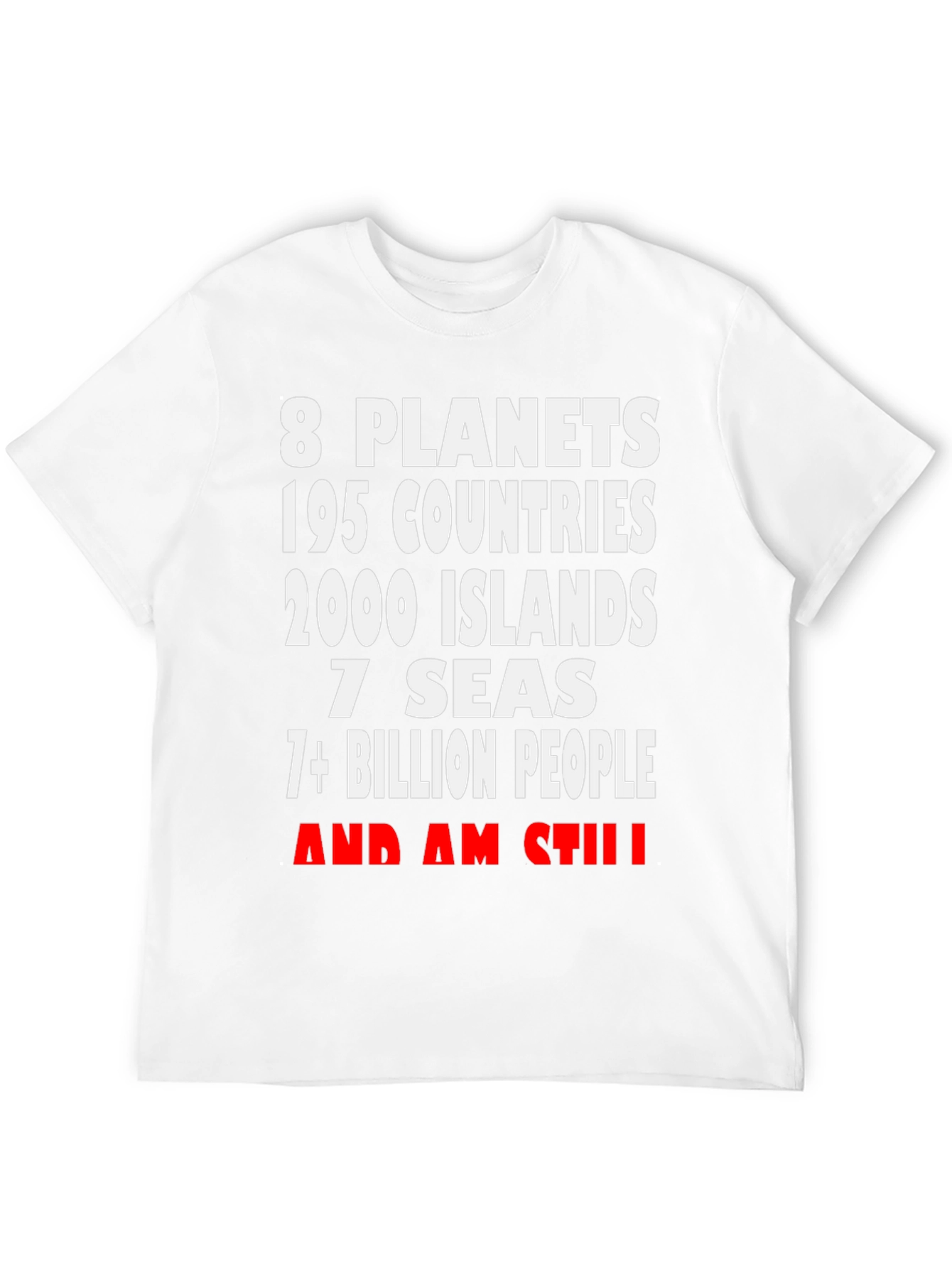 8 Planets T-Shirt: Still Not Dead Earth Geography Tee