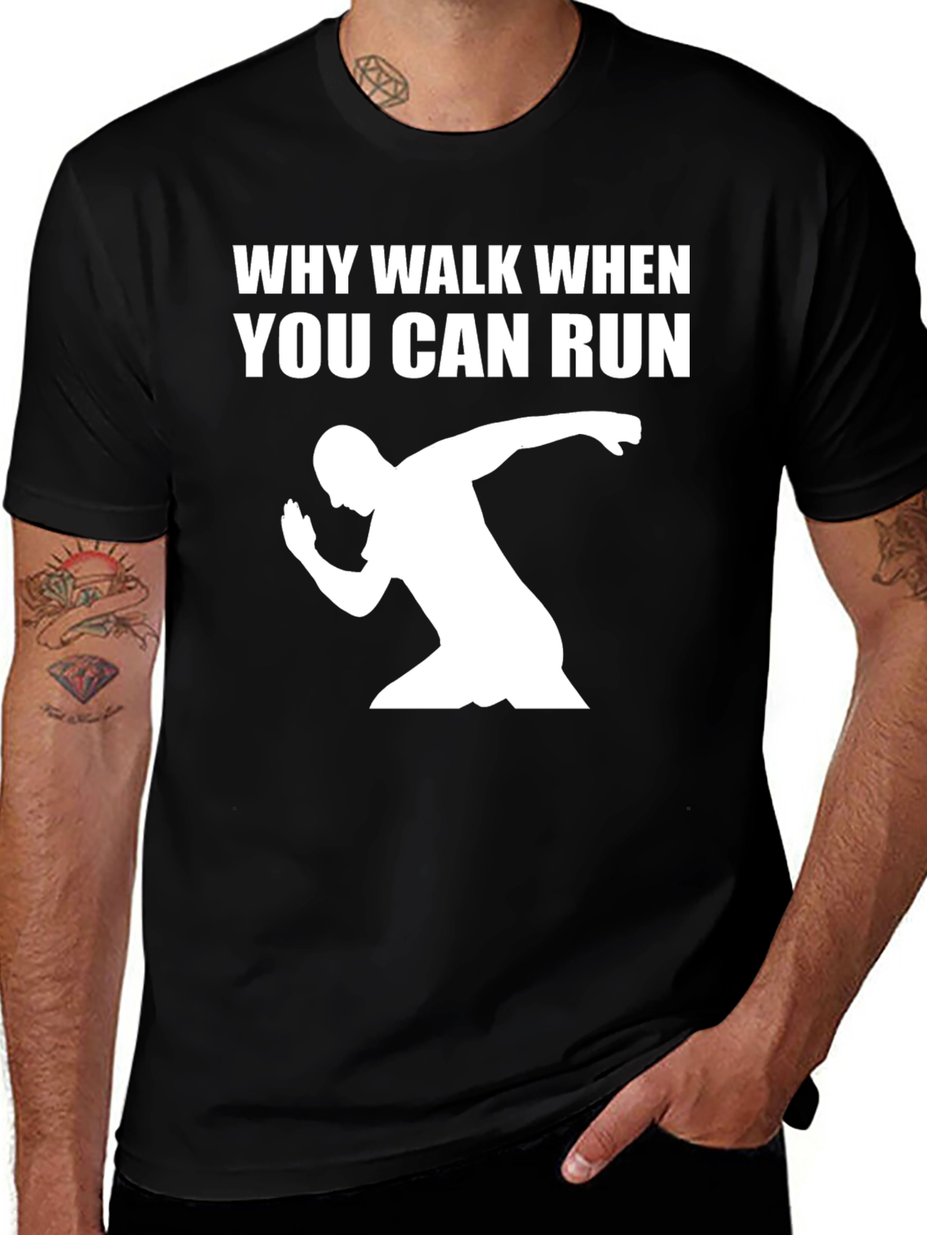 Why Walk When You Can Run Graphic Tee