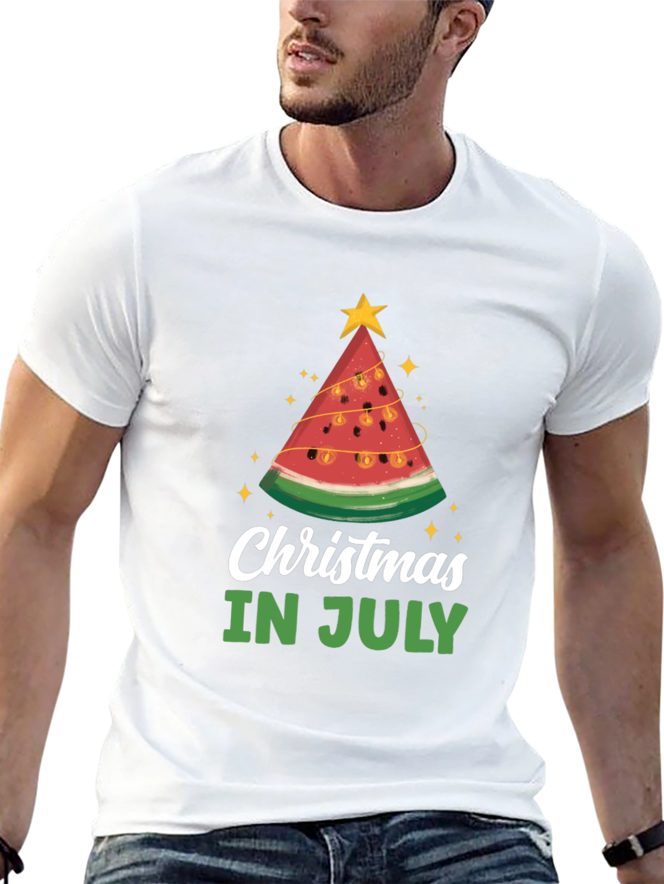 Christmas in July Watermelon T-Shirt