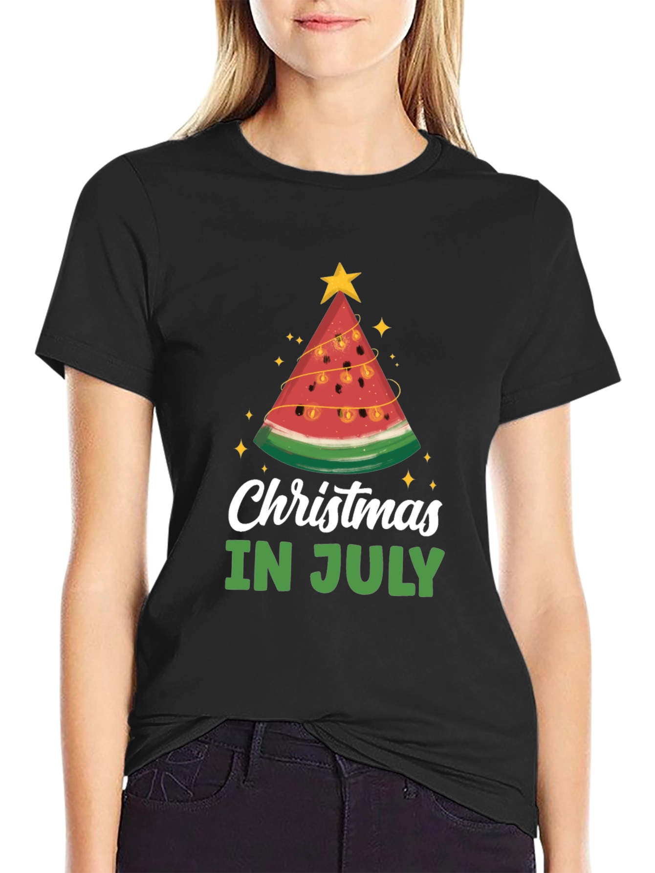 Christmas in July Watermelon T-Shirt