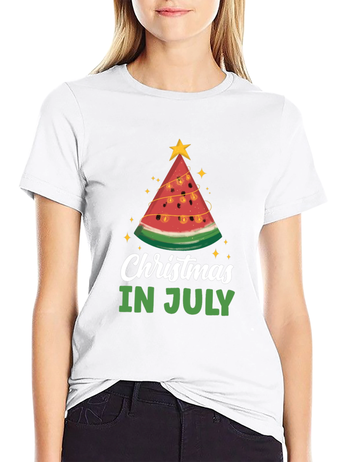 Christmas in July Watermelon T-Shirt