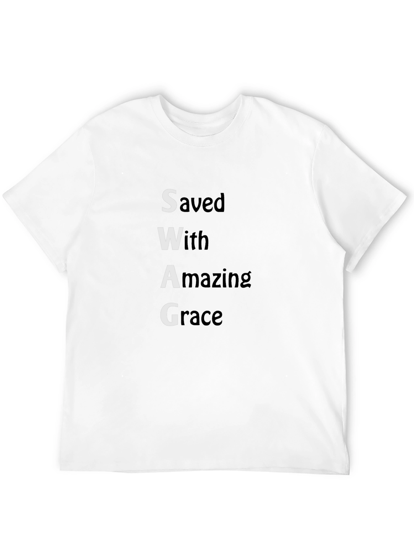 Saved With Amazing Grace Graphic T-Shirt