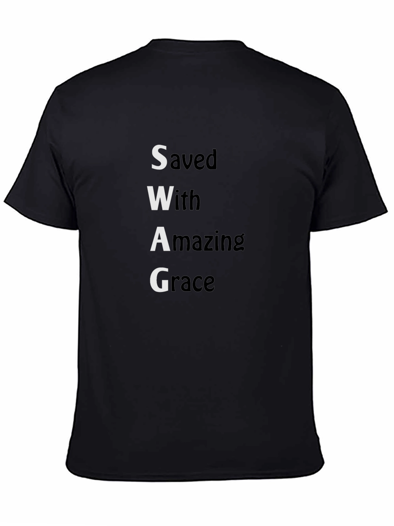 Saved With Amazing Grace Graphic T-Shirt