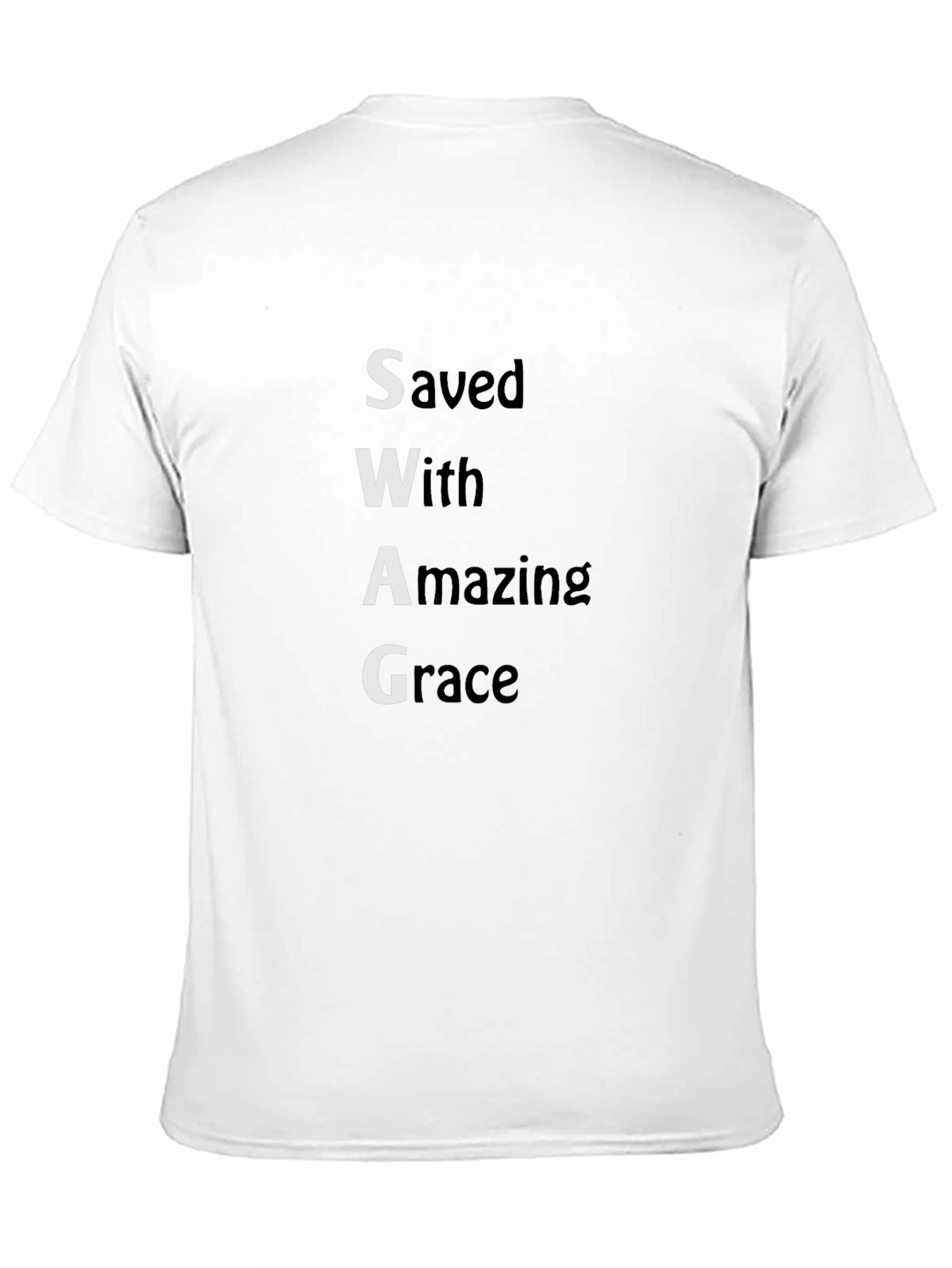 Saved With Amazing Grace Graphic T-Shirt