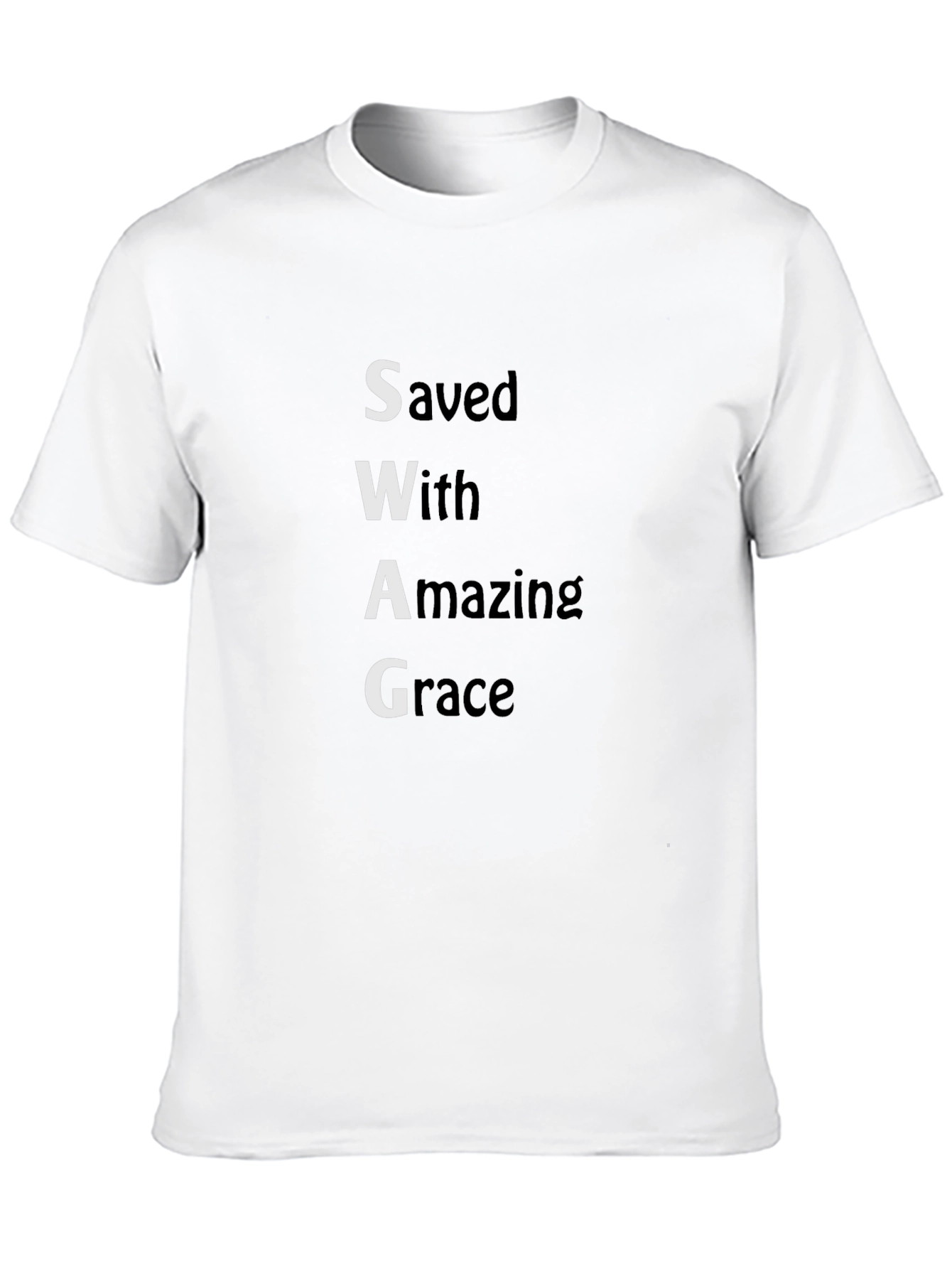 Saved With Amazing Grace Graphic T-Shirt