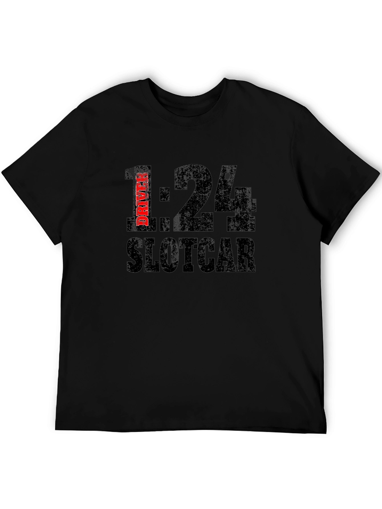1:24 Slot Car Driver Black T-Shirt