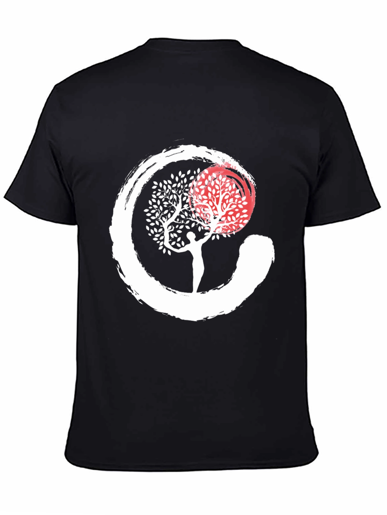 Zen Circle Tree T-Shirt - Spiritual Graphic Tee