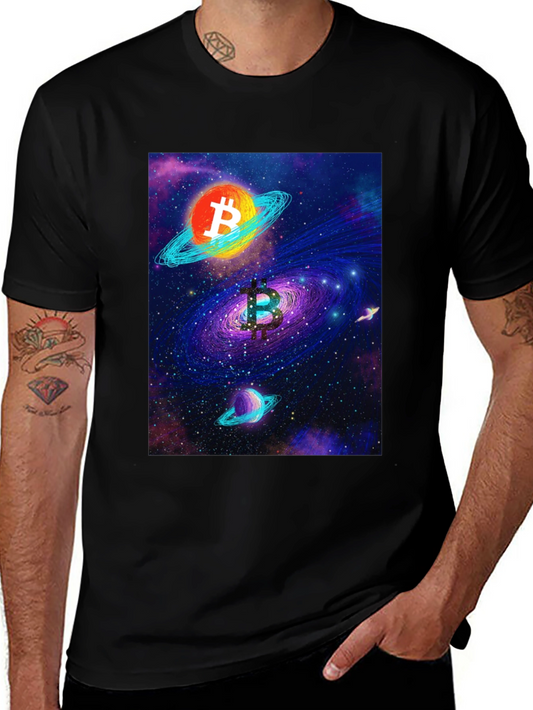 Bitcoin Galaxy T-Shirt - Crypto Style