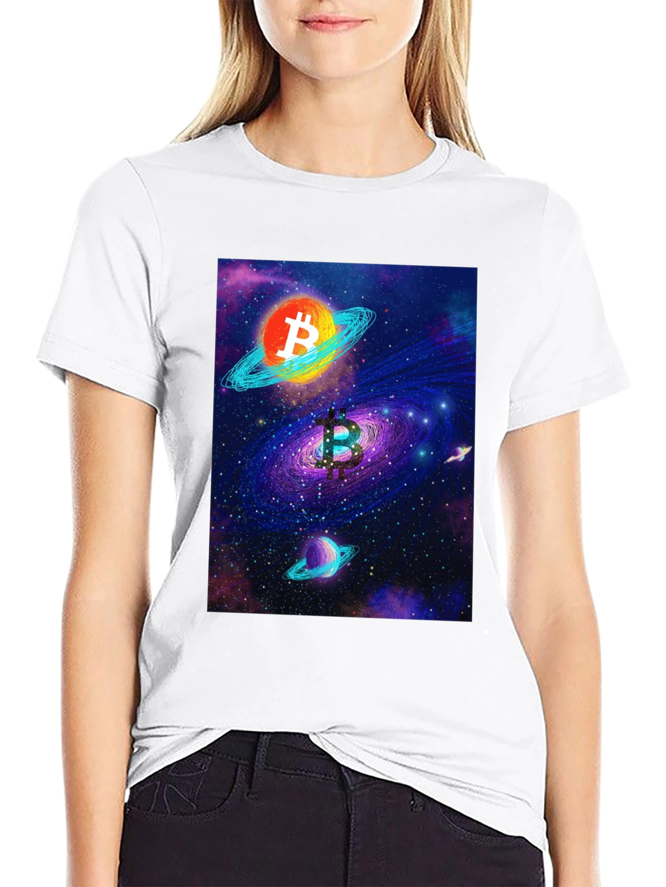 Bitcoin Galaxy T-Shirt - Crypto Style