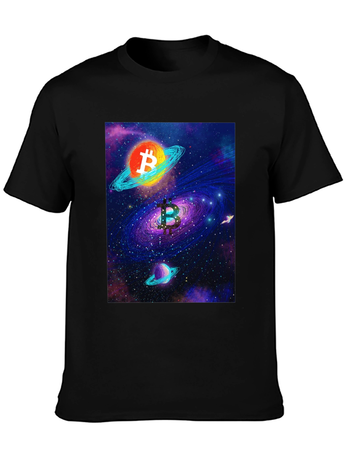 Bitcoin Galaxy T-Shirt - Crypto Style