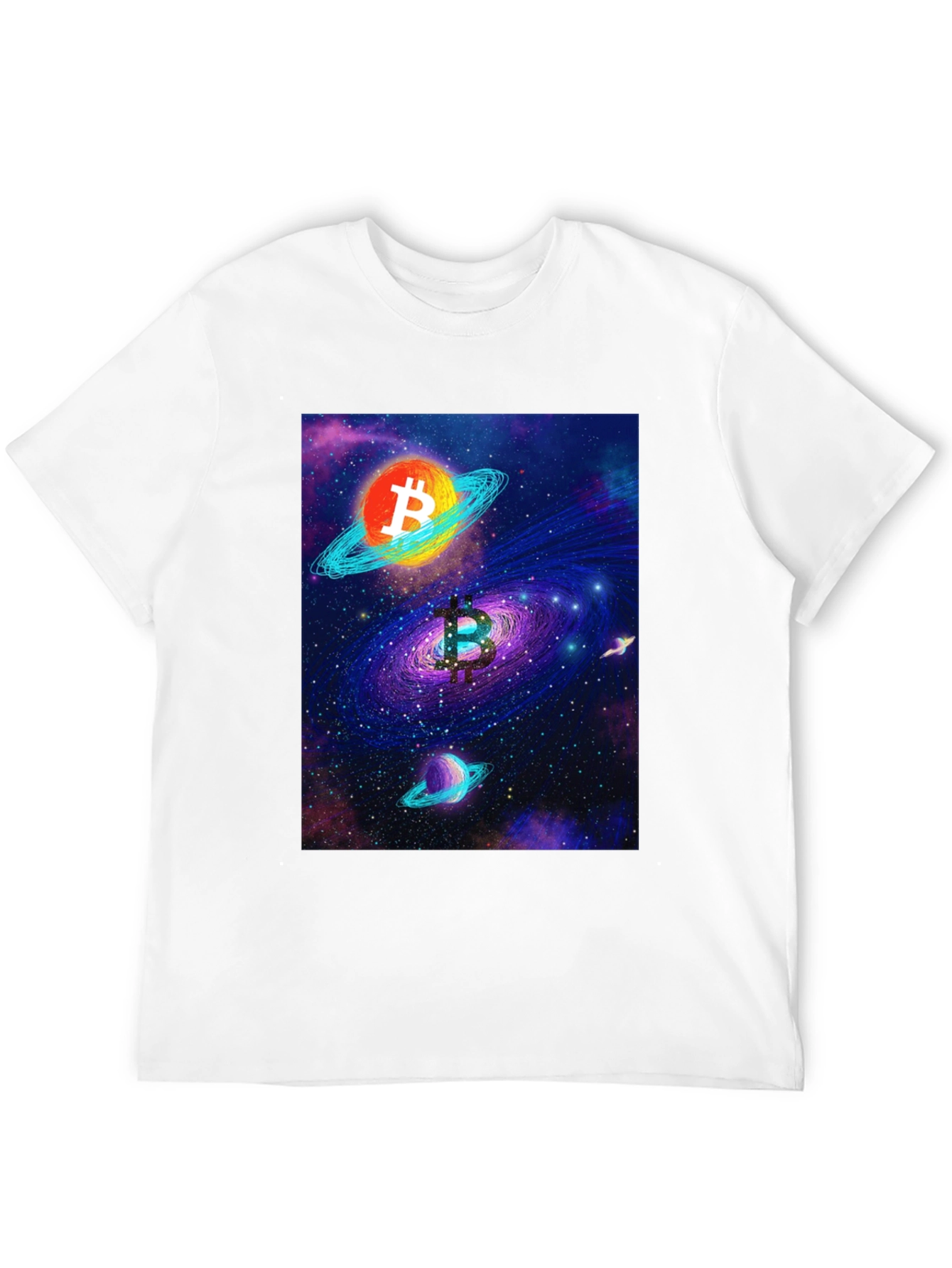 Bitcoin Galaxy T-Shirt - Crypto Style