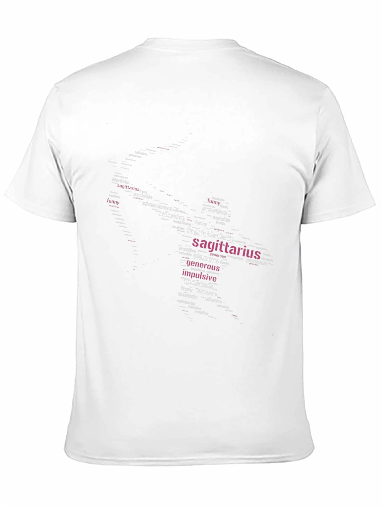 Sagittarius Word Art Graphic T-Shirt