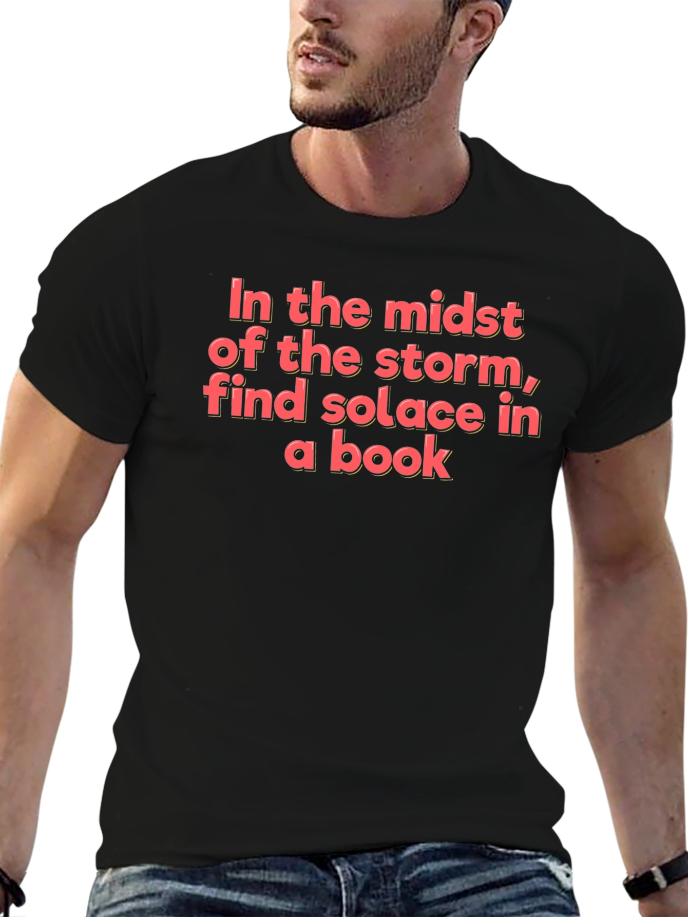 Solace in a Book Graphic T-Shirt