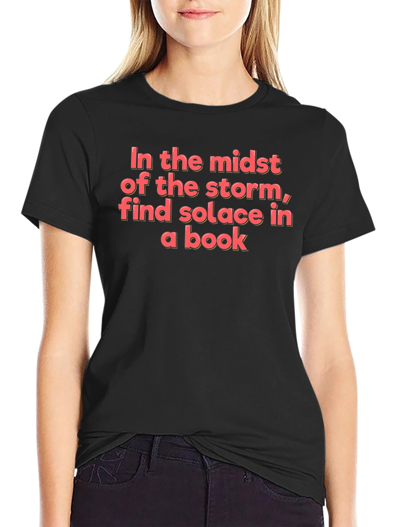 Solace in a Book Graphic T-Shirt