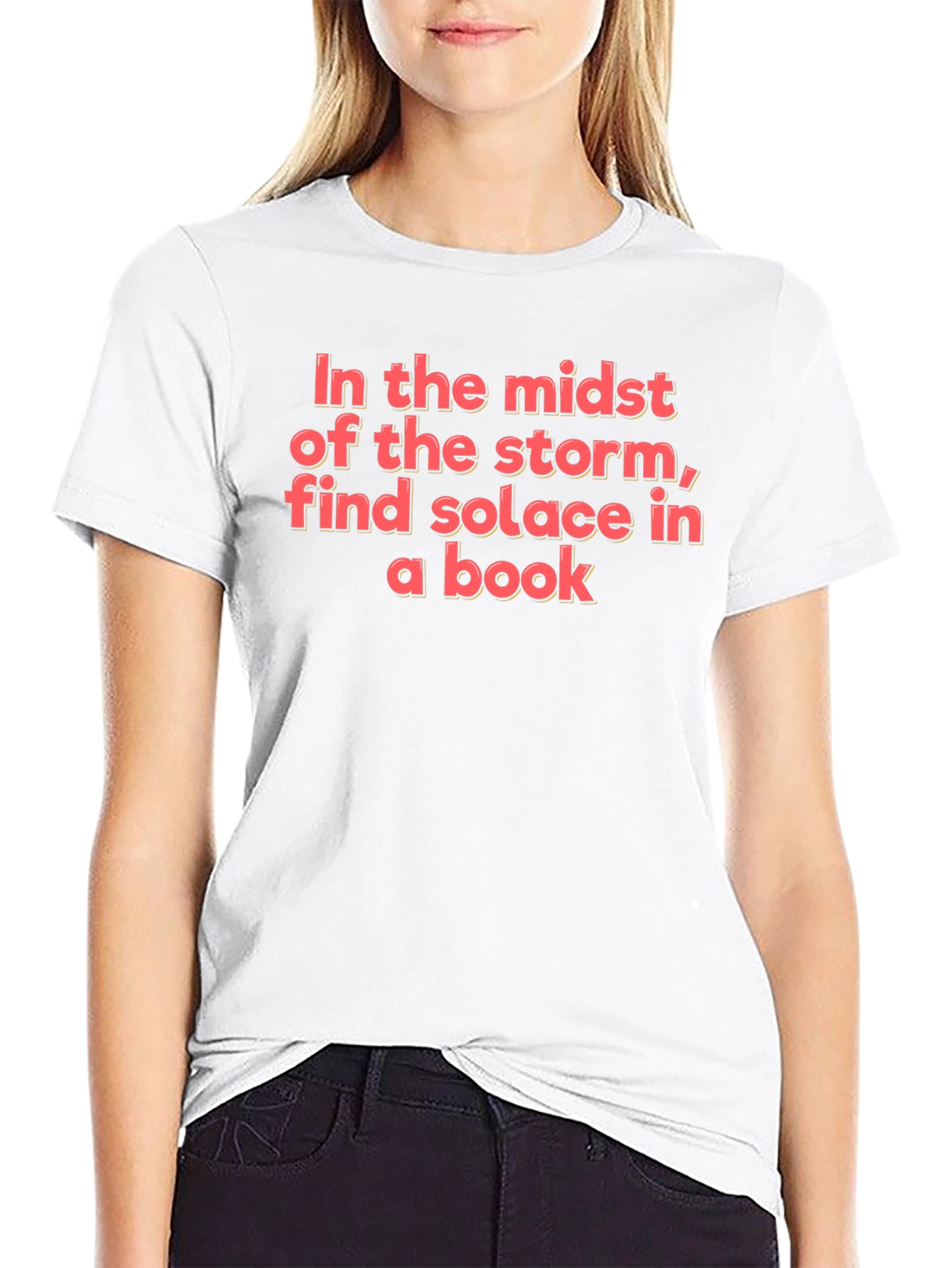 Solace in a Book Graphic T-Shirt