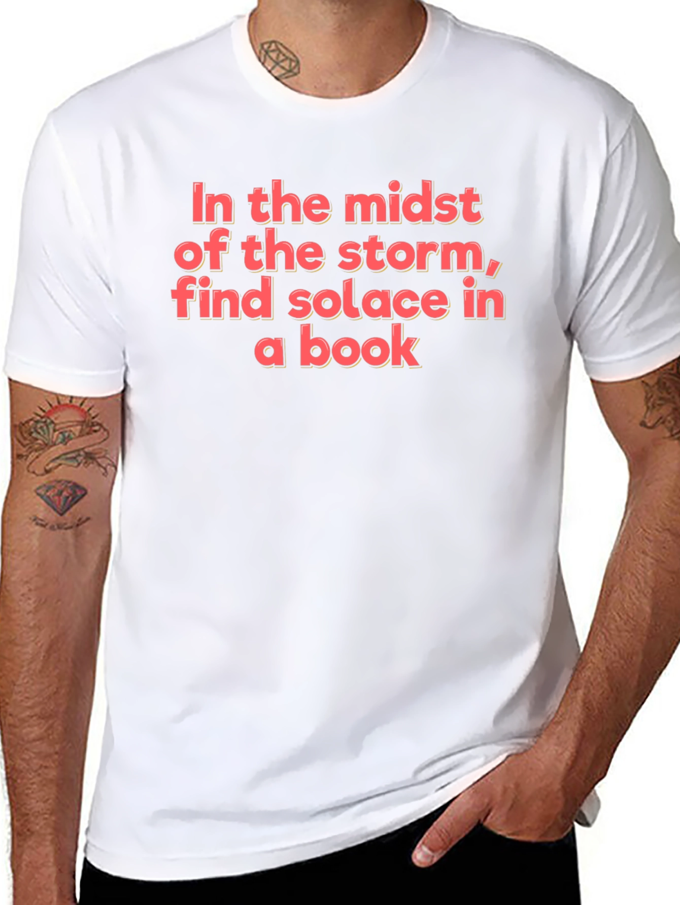 Solace in a Book Graphic T-Shirt