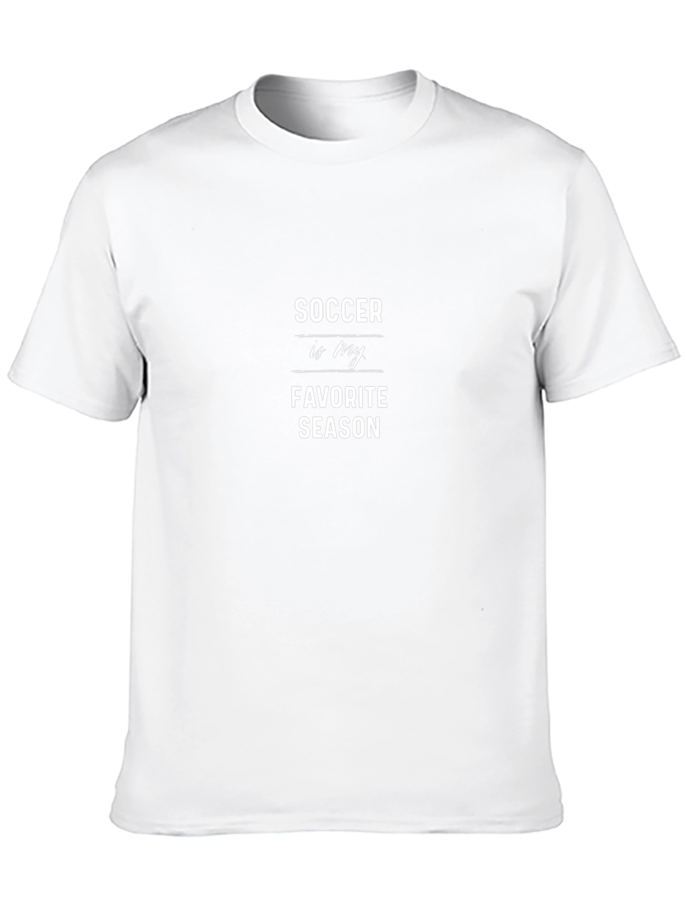 Soccer Is My Favorite Season Graphic Tee