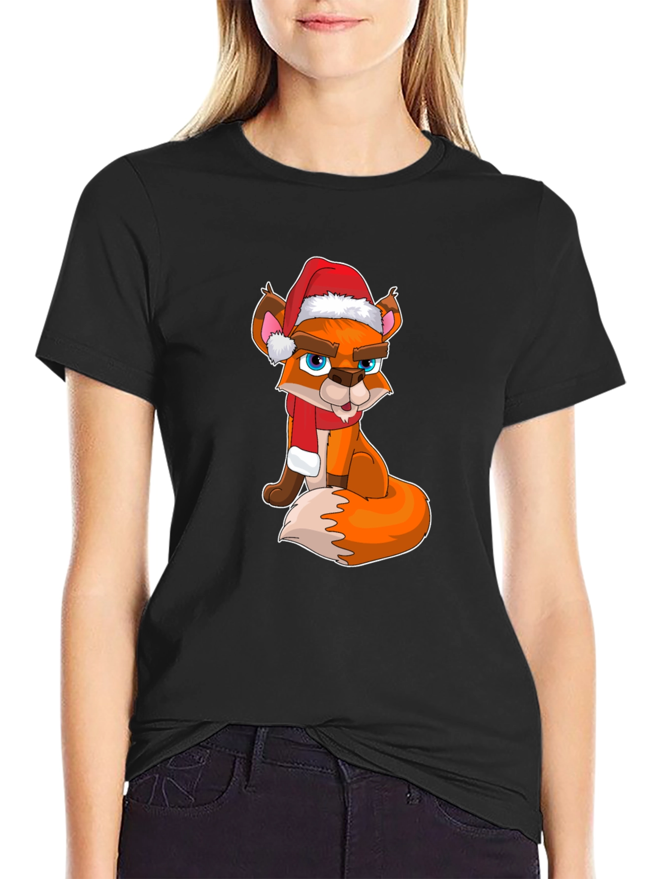 Festive Fox Christmas T-Shirt - Holiday Style!